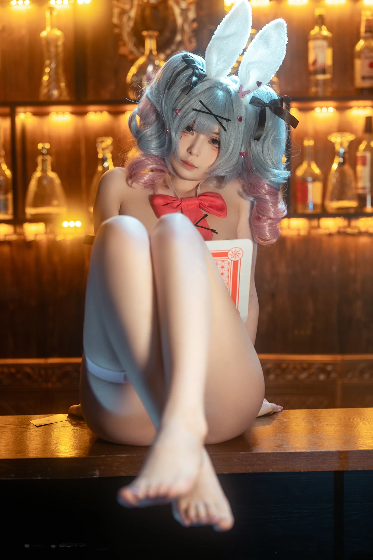 Cosplay 幼水铃衣 – VOCALOID 初音未来 兔子洞 - P60