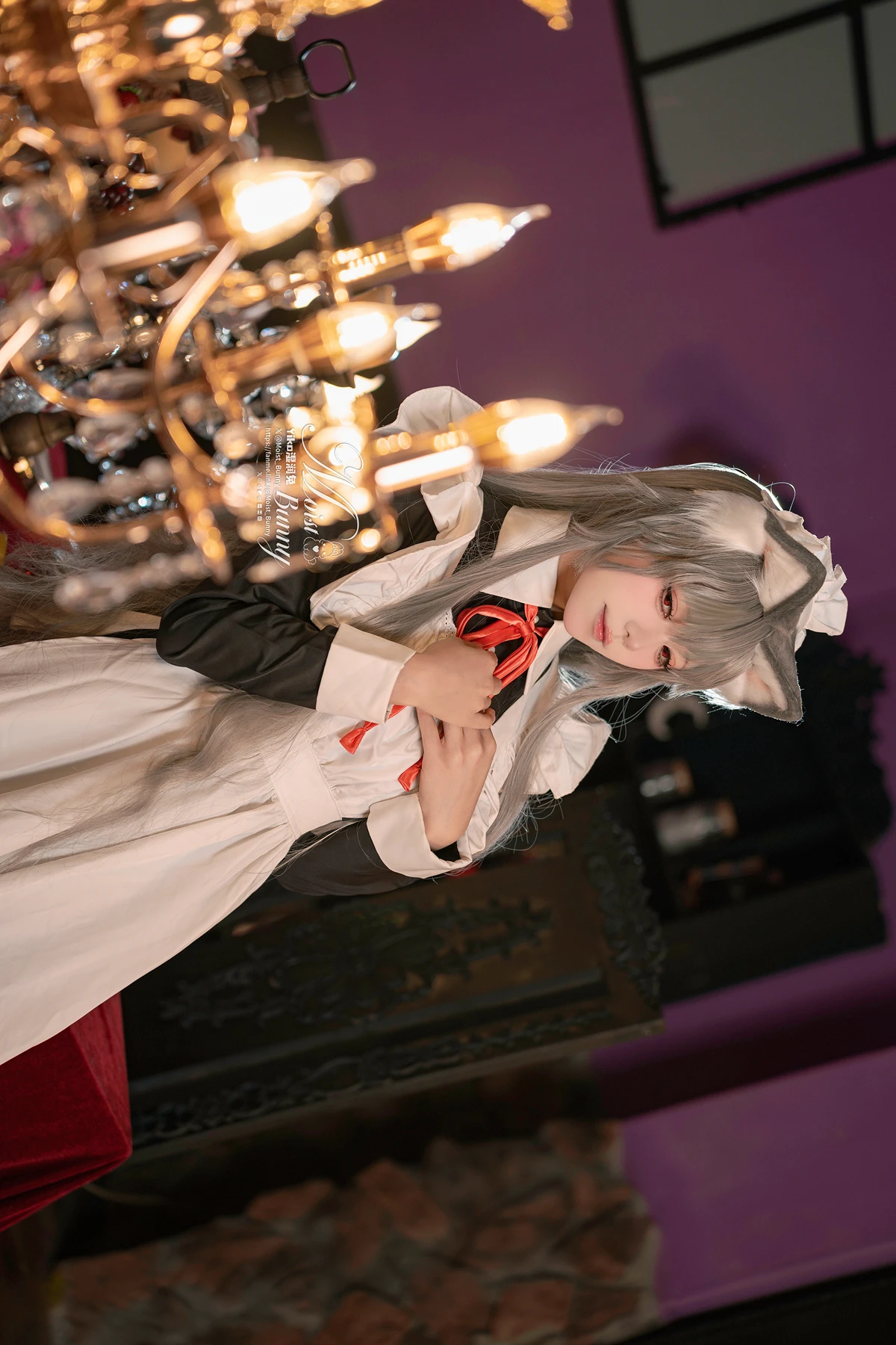 Cosplay 黏黏团子兔 – 2月月票特典 『菲奇子女仆』 - P2