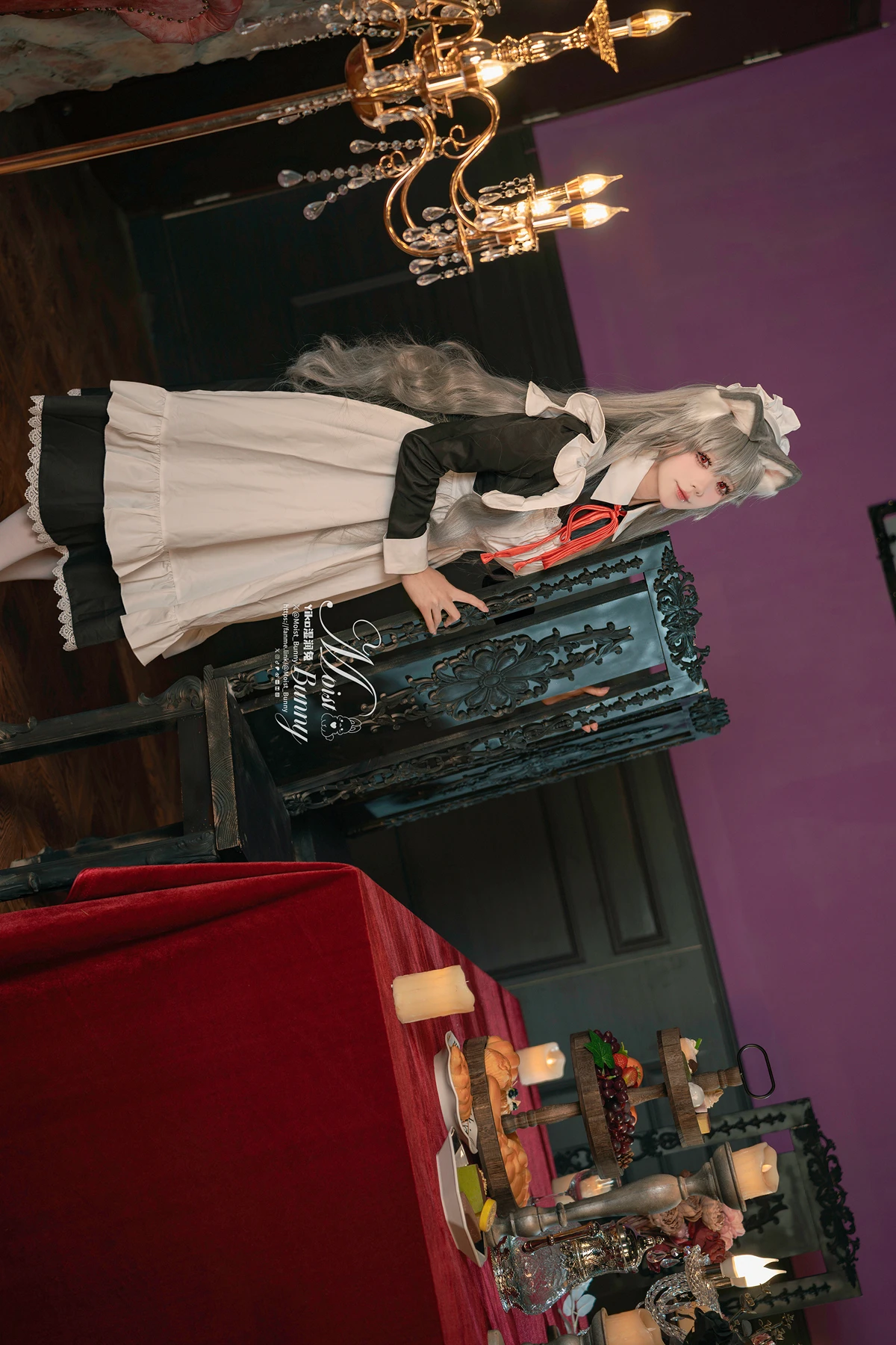 Cosplay 黏黏团子兔 – 2月月票特典 『菲奇子女仆』 - P3