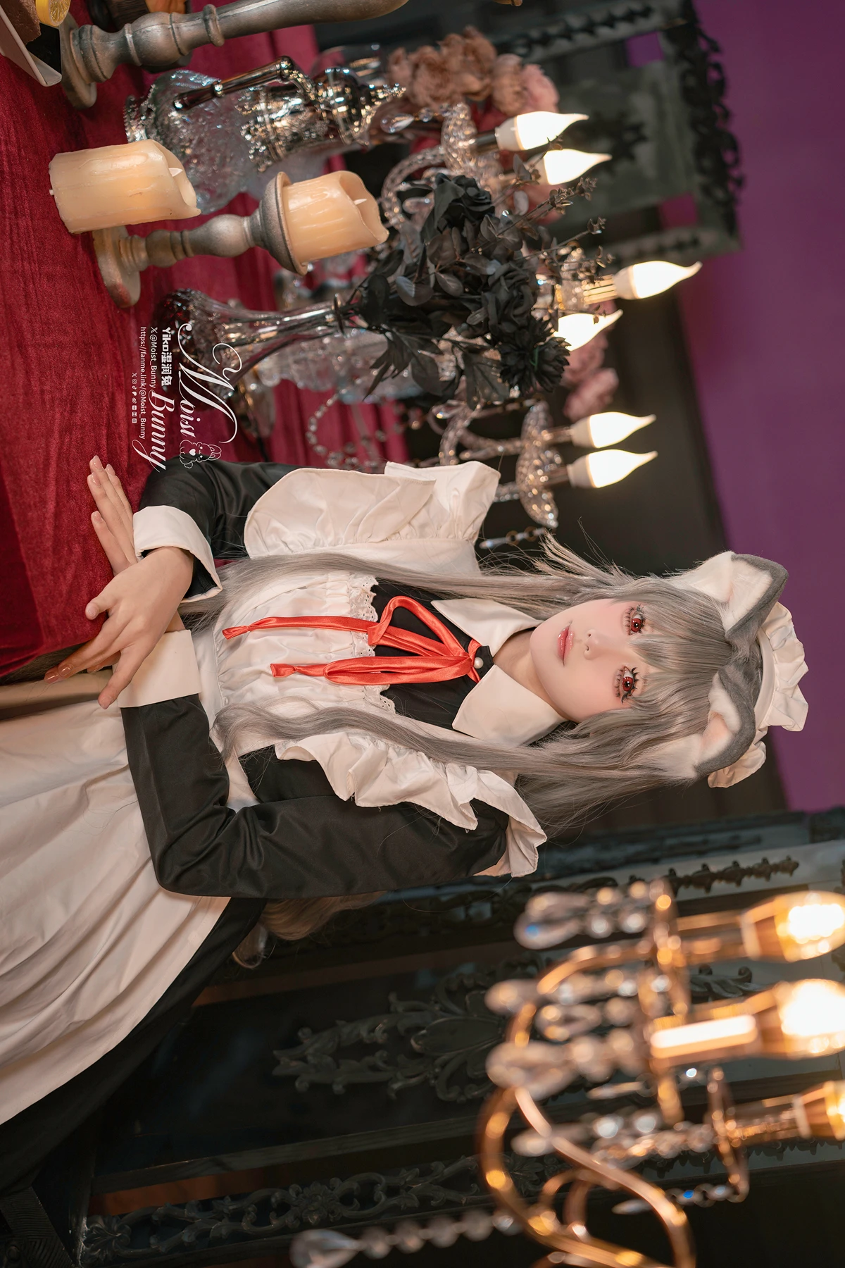 Cosplay 黏黏团子兔 – 2月月票特典 『菲奇子女仆』 - P4