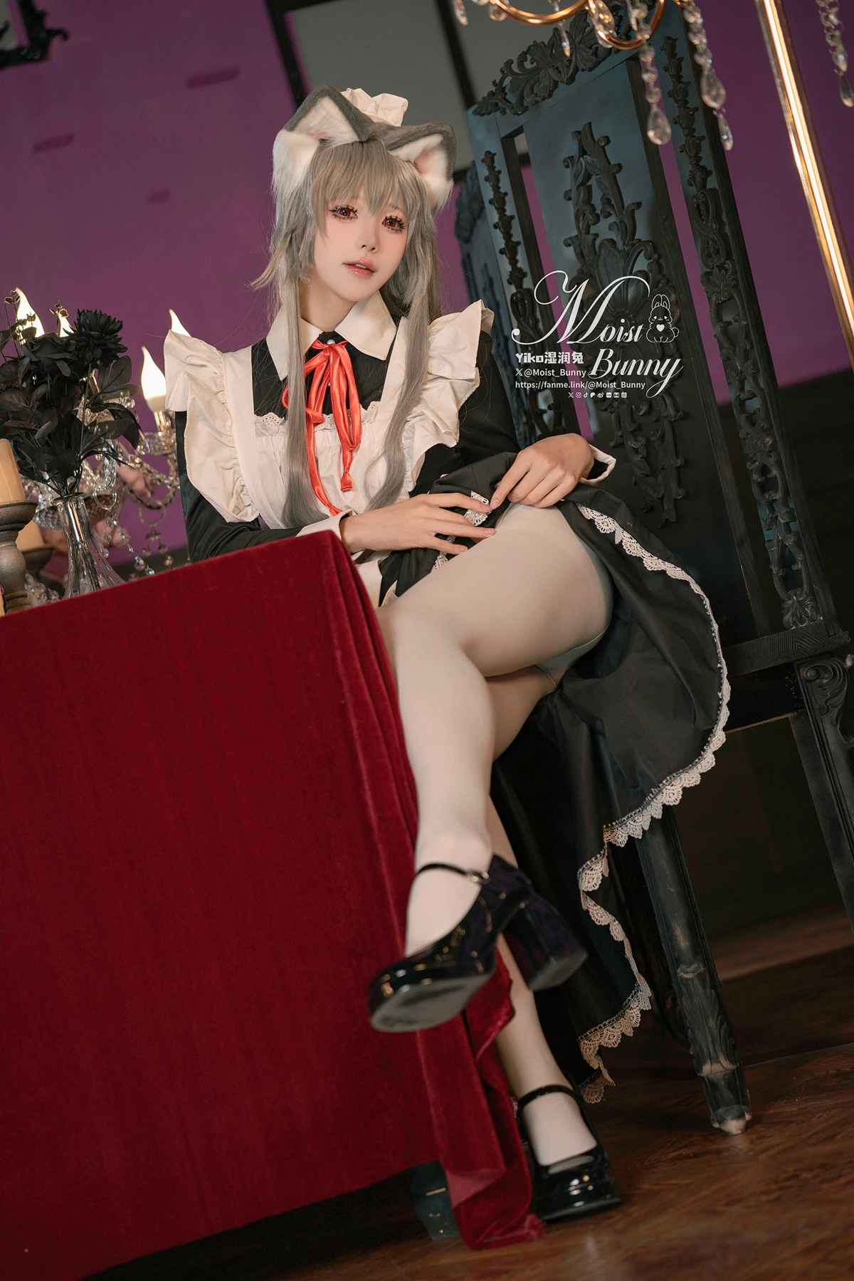 Cosplay 黏黏团子兔 – 2月月票特典 『菲奇子女仆』 - P5
