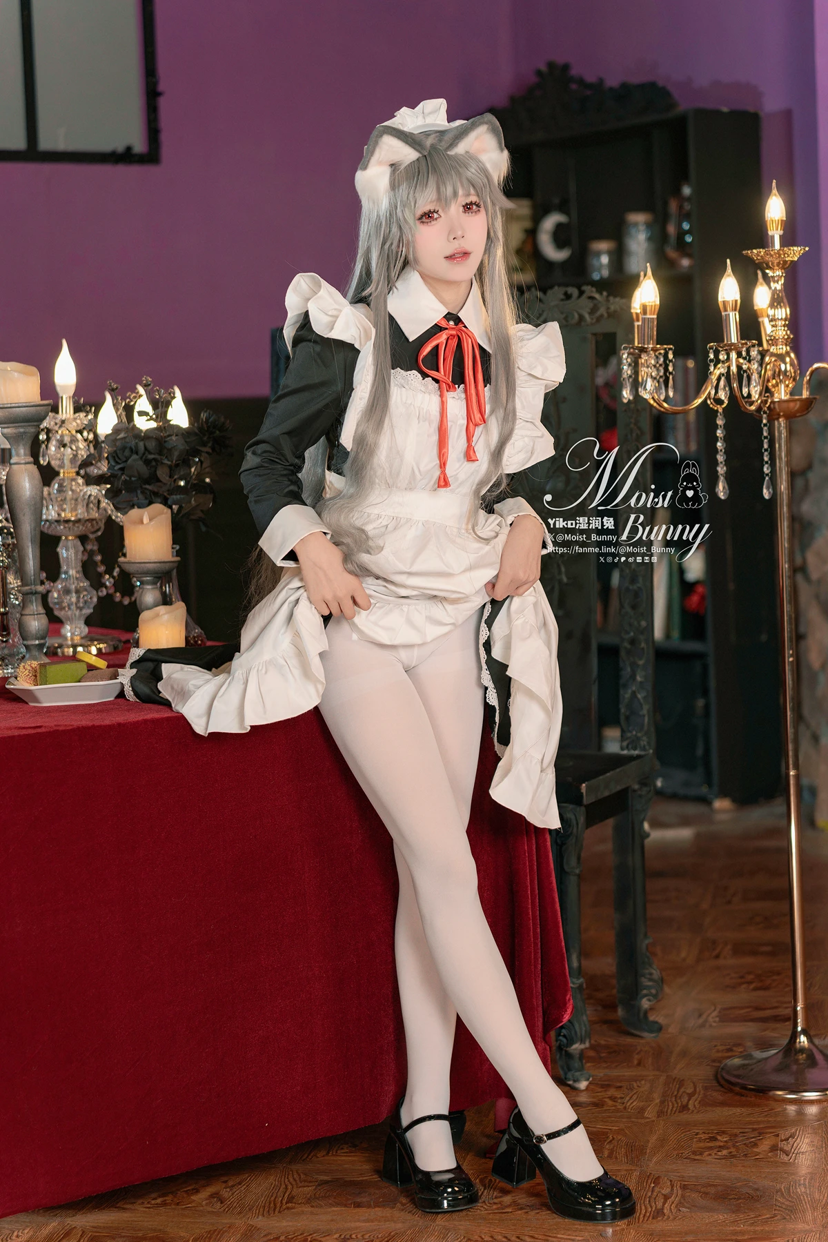 Cosplay 黏黏团子兔 – 2月月票特典 『菲奇子女仆』 - P8