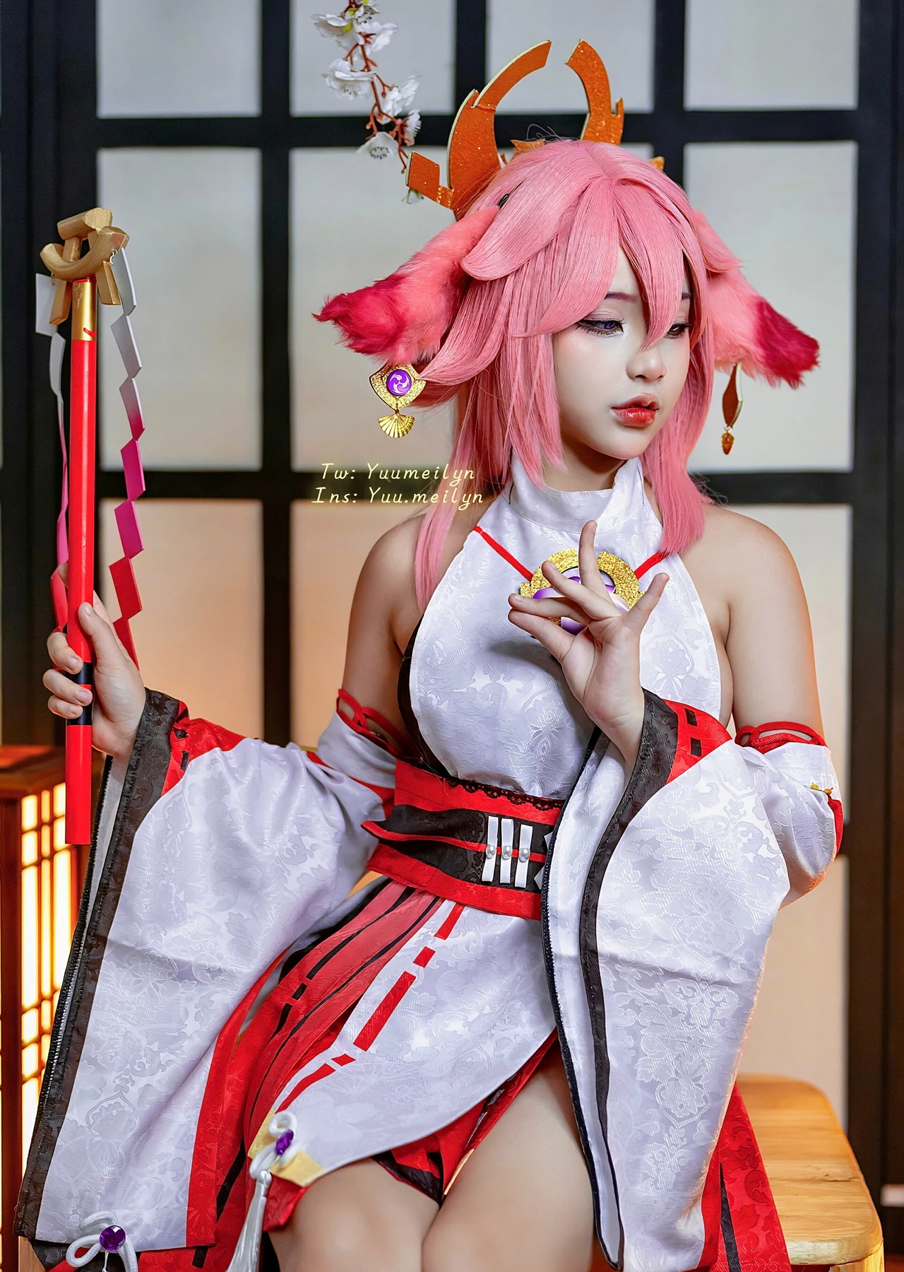 Cosplay linhi_cute Yuumeilyn – 八重神子 - P1