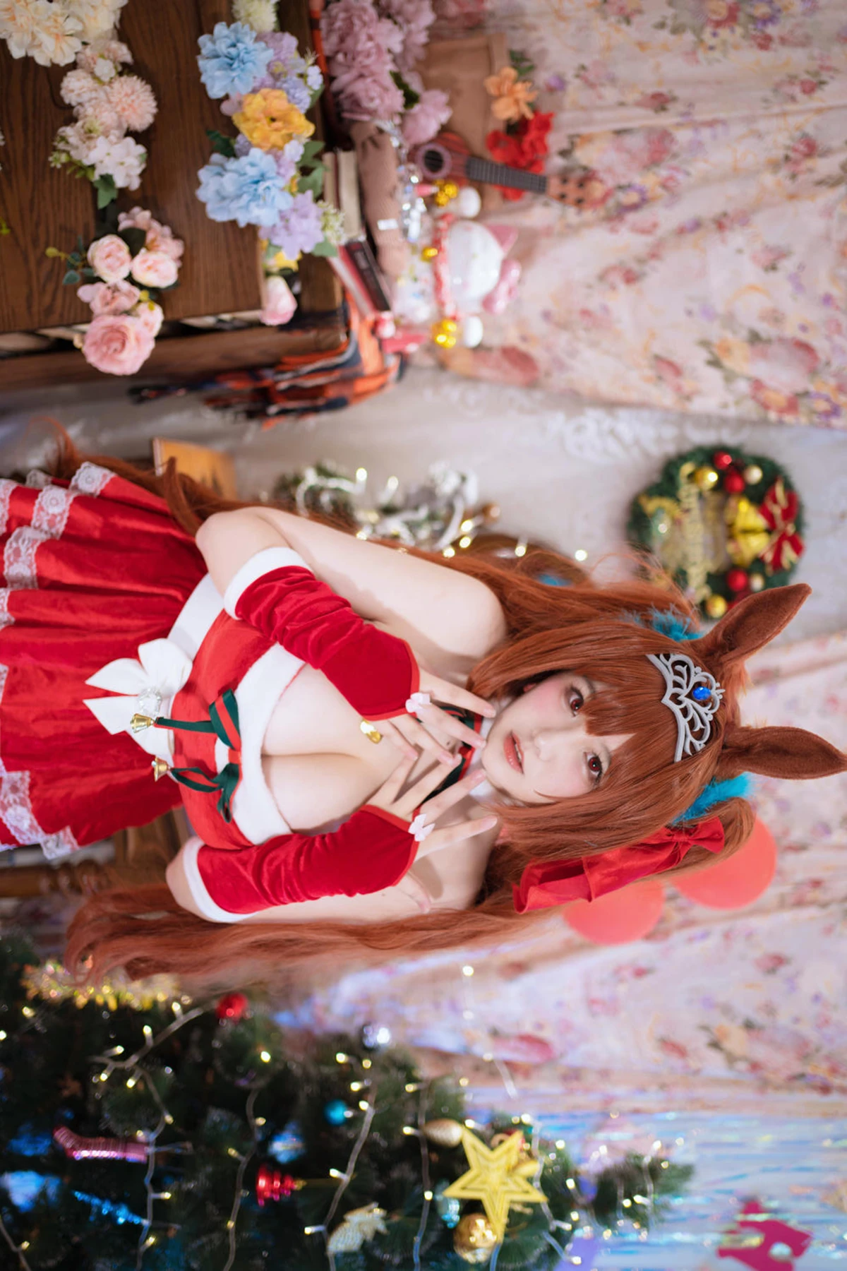 Cosplay 阿半今天很开心 – 赛马娘 大和赤骥·绯红的星落之夜 - P19