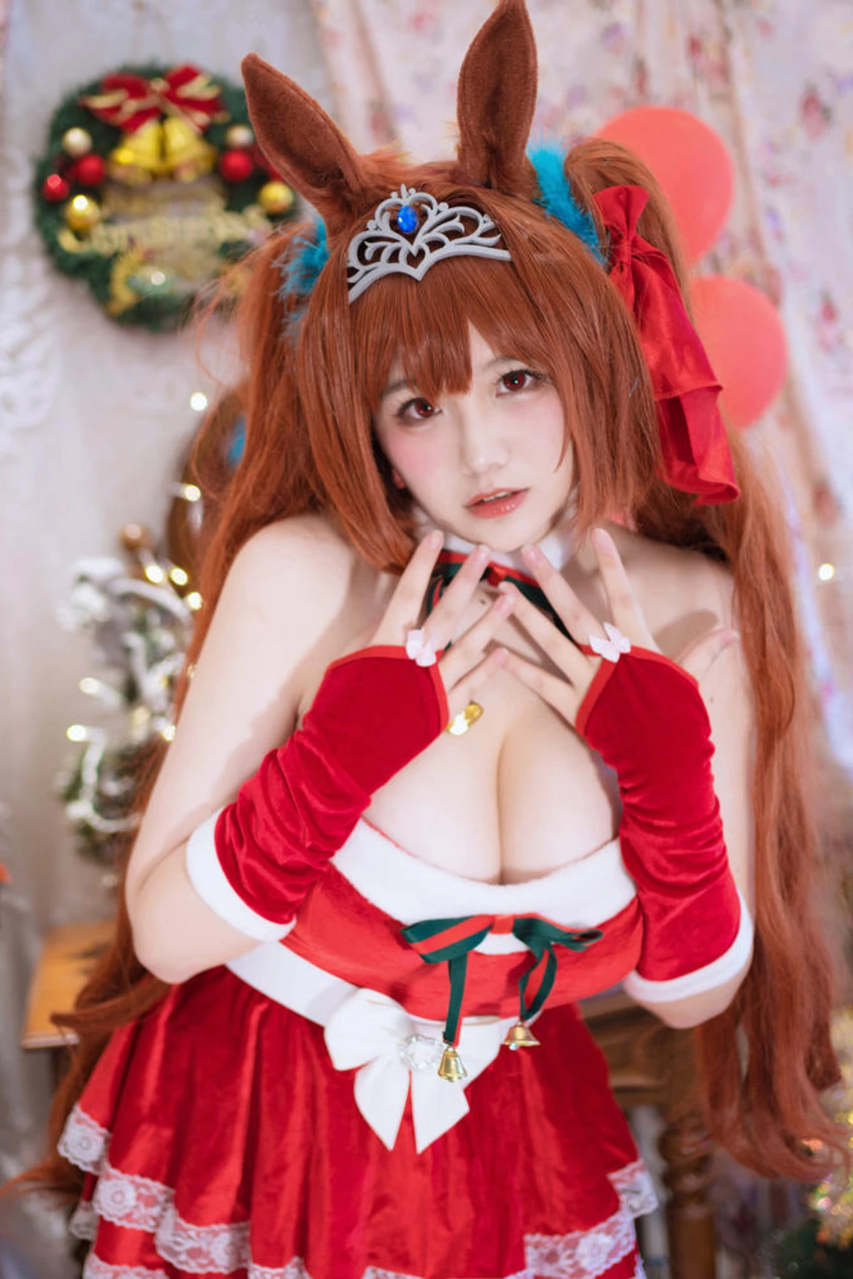 Cosplay 阿半今天很开心 – 赛马娘 大和赤骥·绯红的星落之夜 - P20
