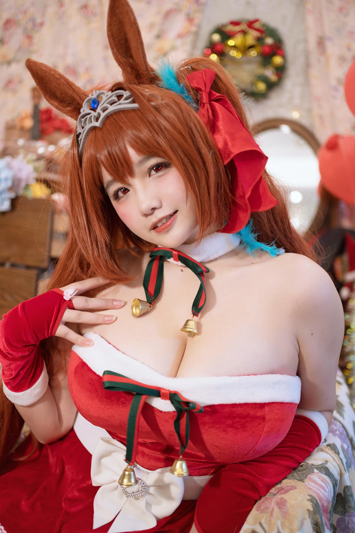 Cosplay 阿半今天很开心 – 赛马娘 大和赤骥·绯红的星落之夜 - P31