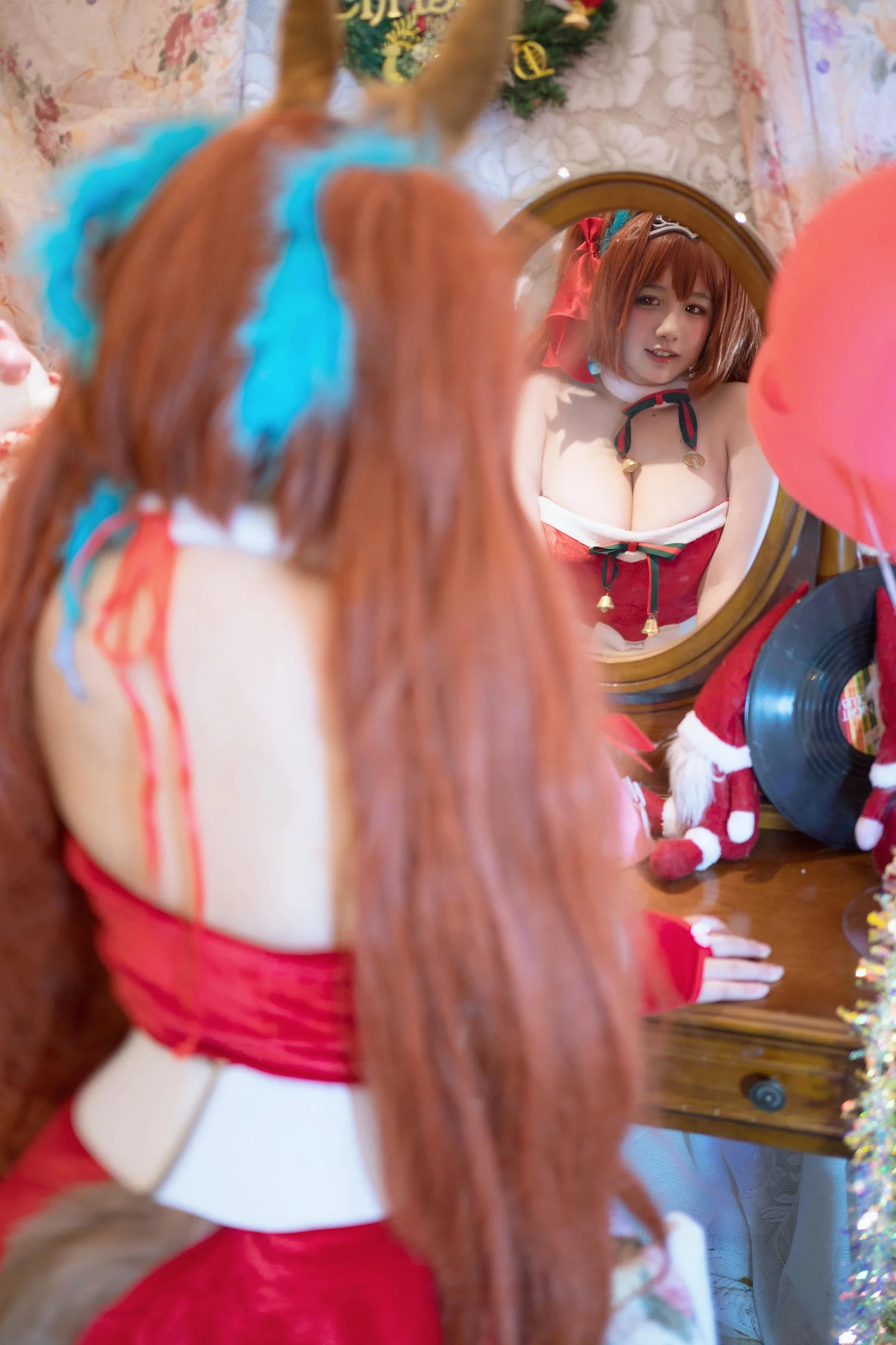 Cosplay 阿半今天很开心 – 赛马娘 大和赤骥·绯红的星落之夜 - P43