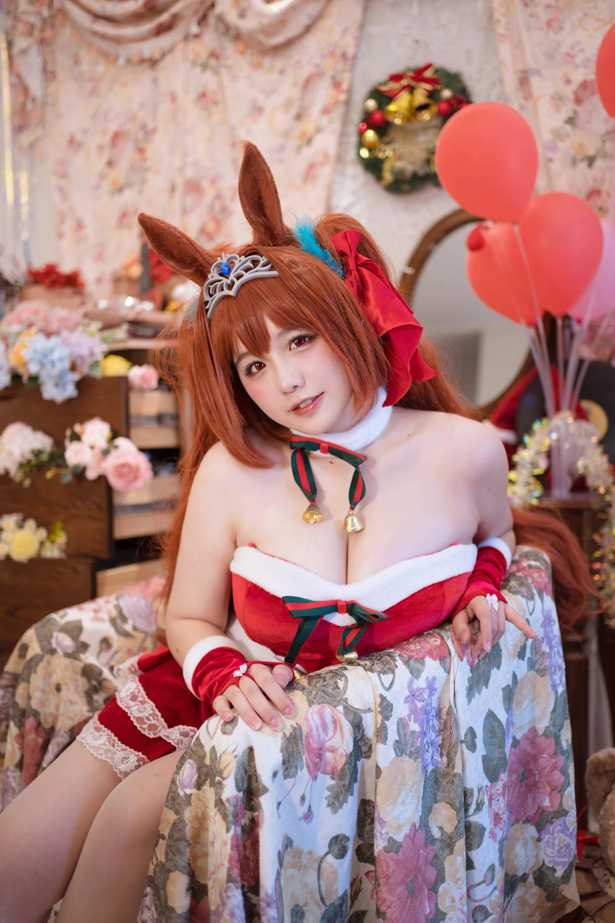 Cosplay 阿半今天很开心 – 赛马娘 大和赤骥·绯红的星落之夜 - P45