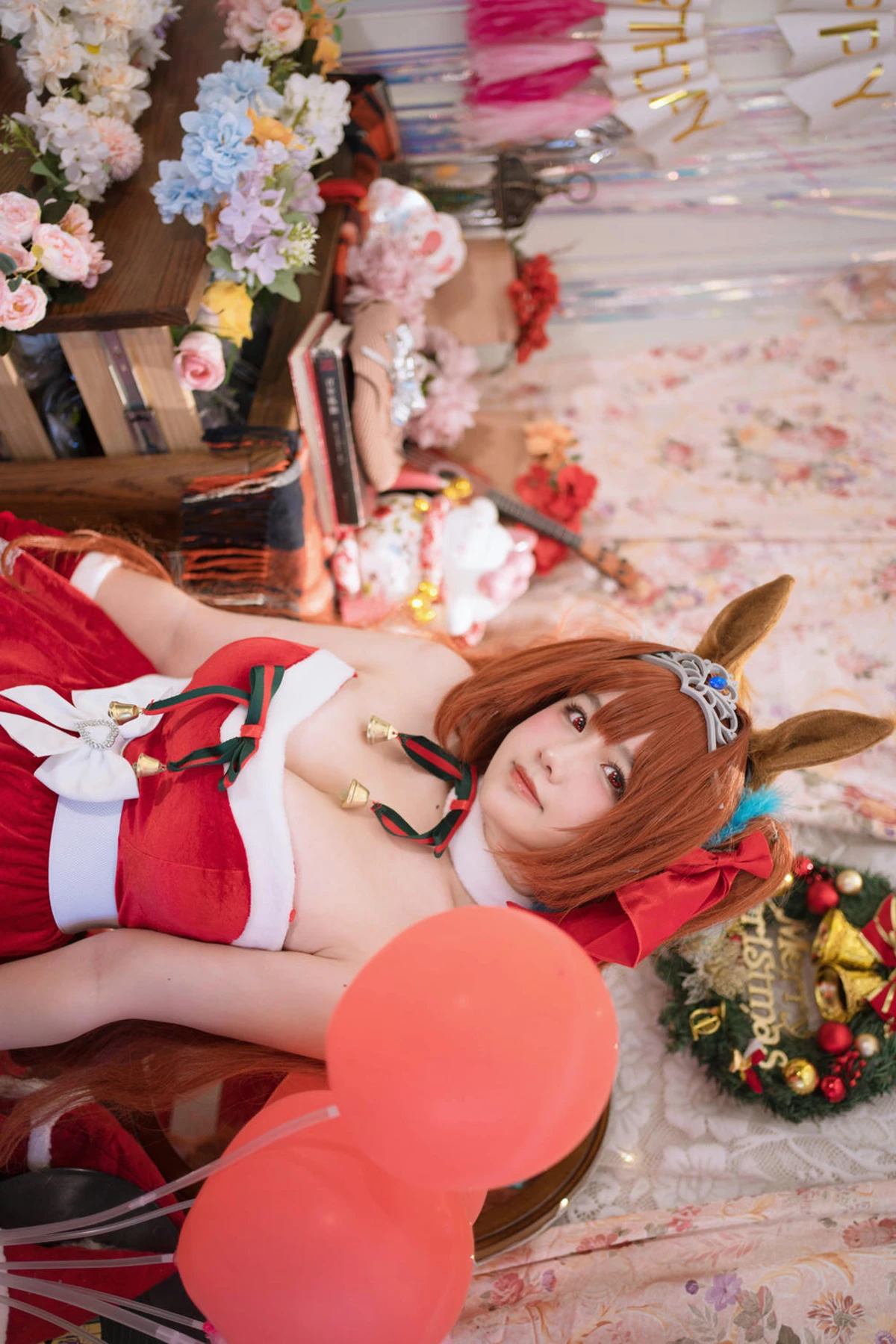Cosplay 阿半今天很开心 – 赛马娘 大和赤骥·绯红的星落之夜 - P6