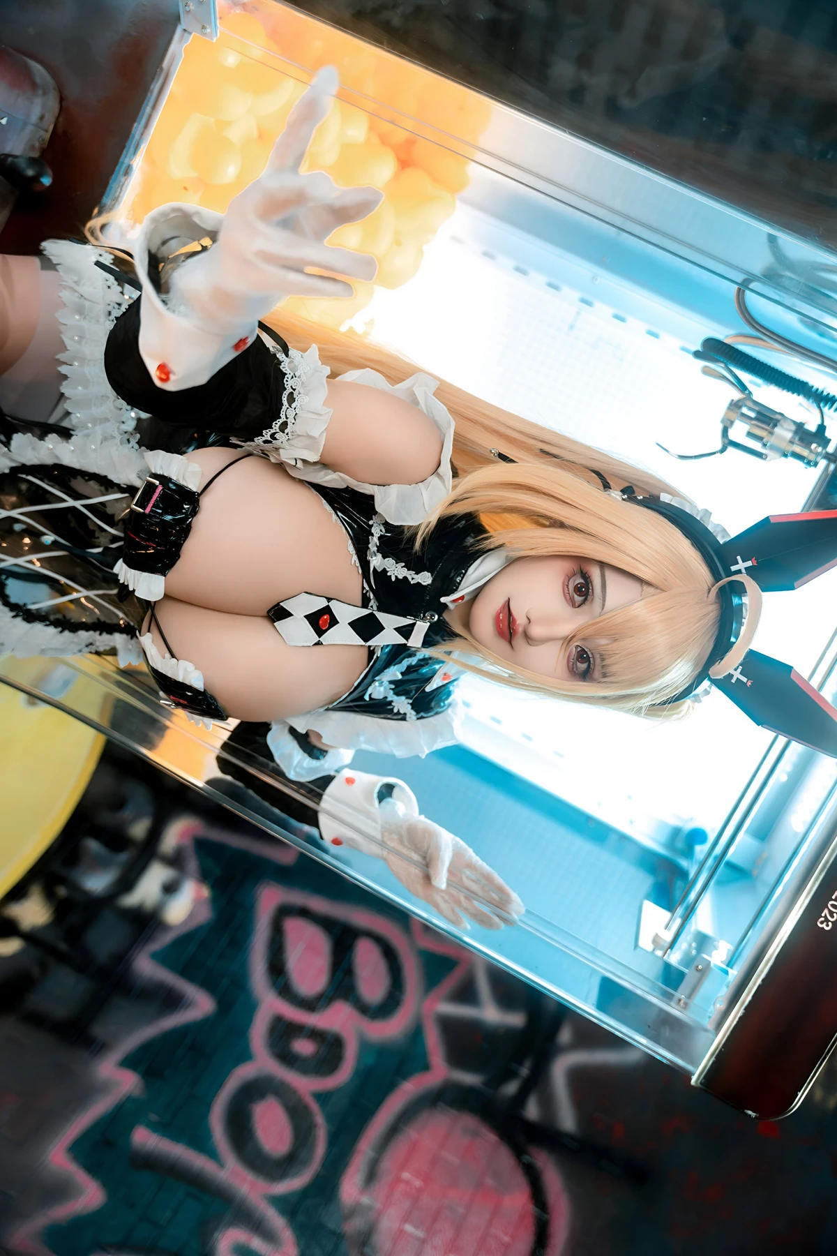 Cosplay 虎牙古阿扎 – 交错战线 咎瓦尤斯女仆 - P27