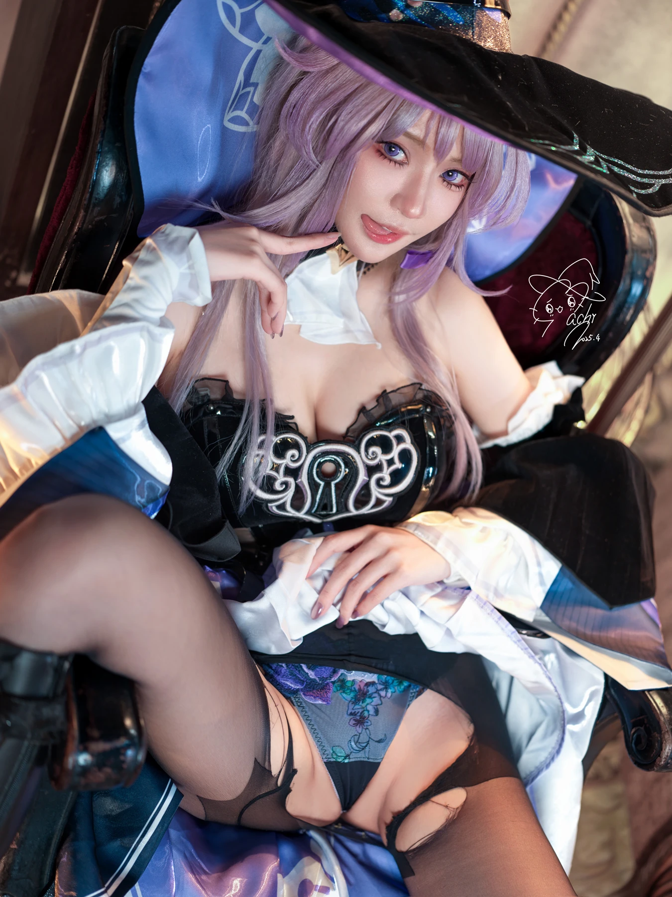 Cosplay Machi馬吉 – 大黑塔 The Herta - P38