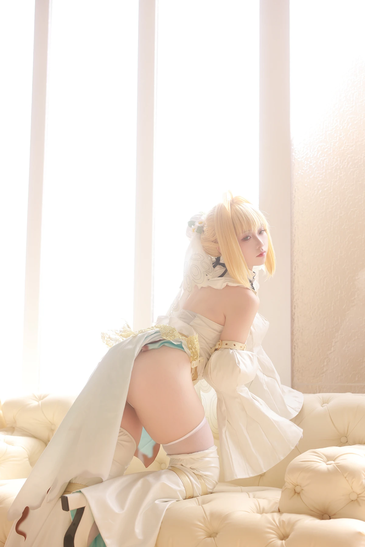 Cosplay G44不会受伤 – 尼禄花嫁 - P18
