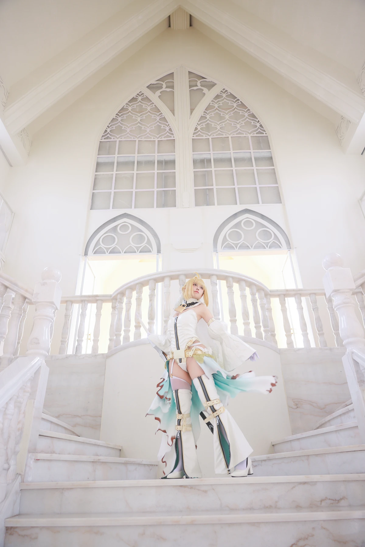 Cosplay G44不会受伤 – 尼禄花嫁 - P1