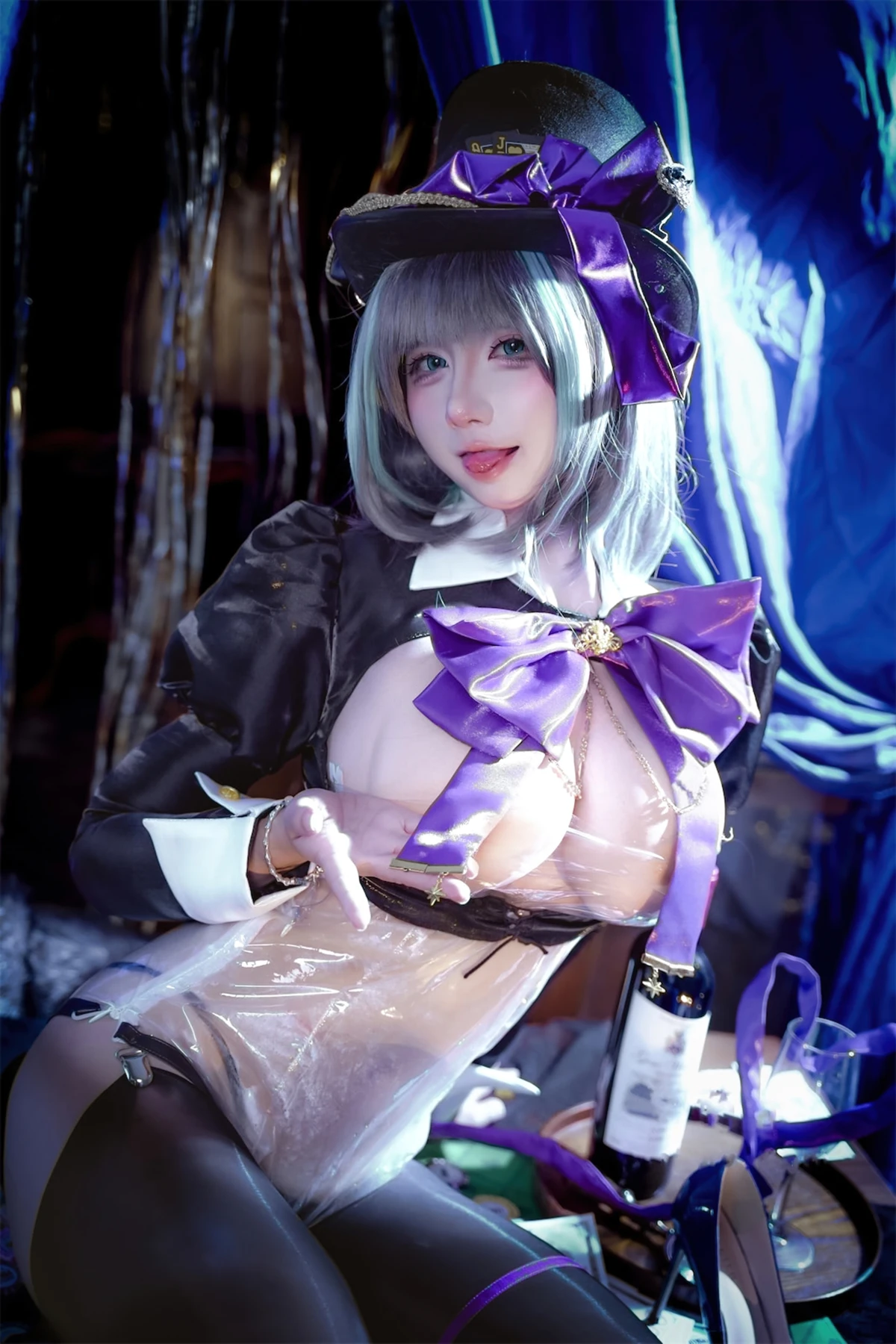 Cosplay 九曲Jean – 柴郡绚烂夜梦 - P20