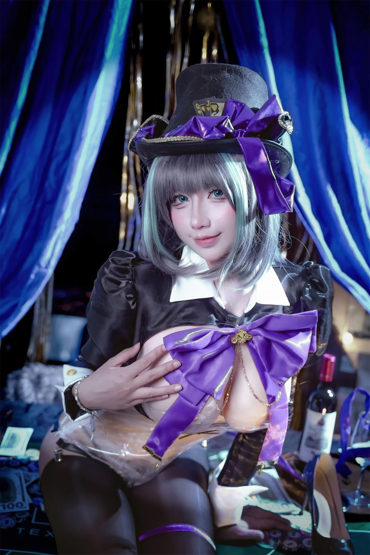 Cosplay 九曲Jean – 柴郡绚烂夜梦 - P21