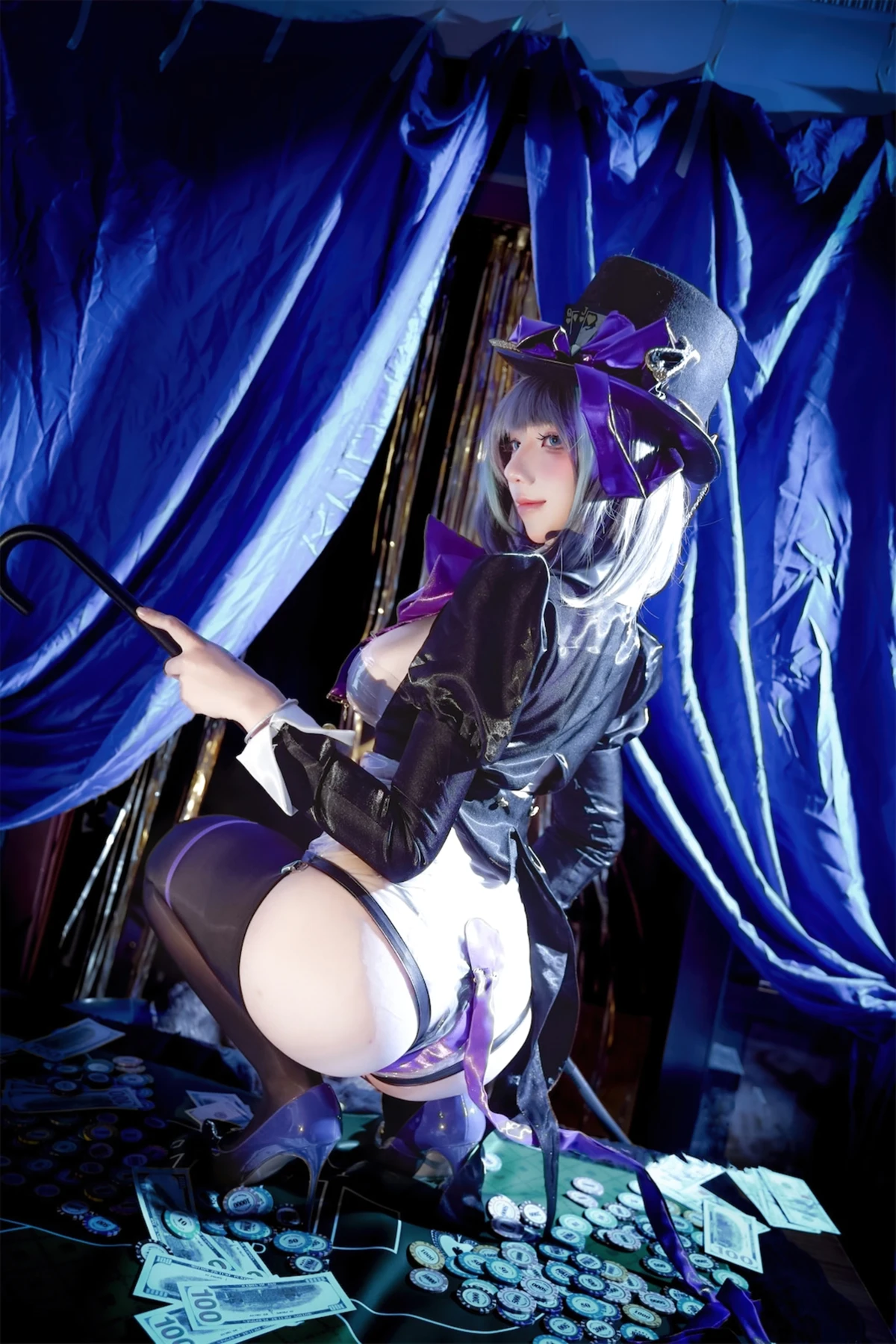 Cosplay 九曲Jean – 柴郡绚烂夜梦 - P25