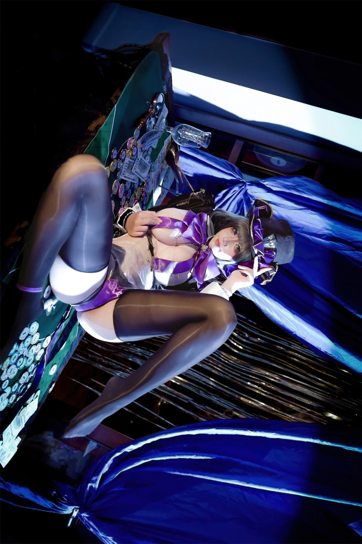 Cosplay 九曲Jean – 柴郡绚烂夜梦 - P28