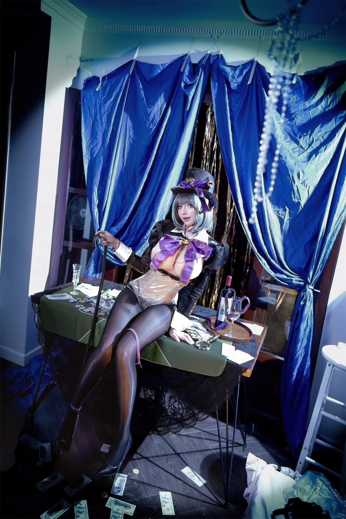 Cosplay 九曲Jean – 柴郡绚烂夜梦 - P2