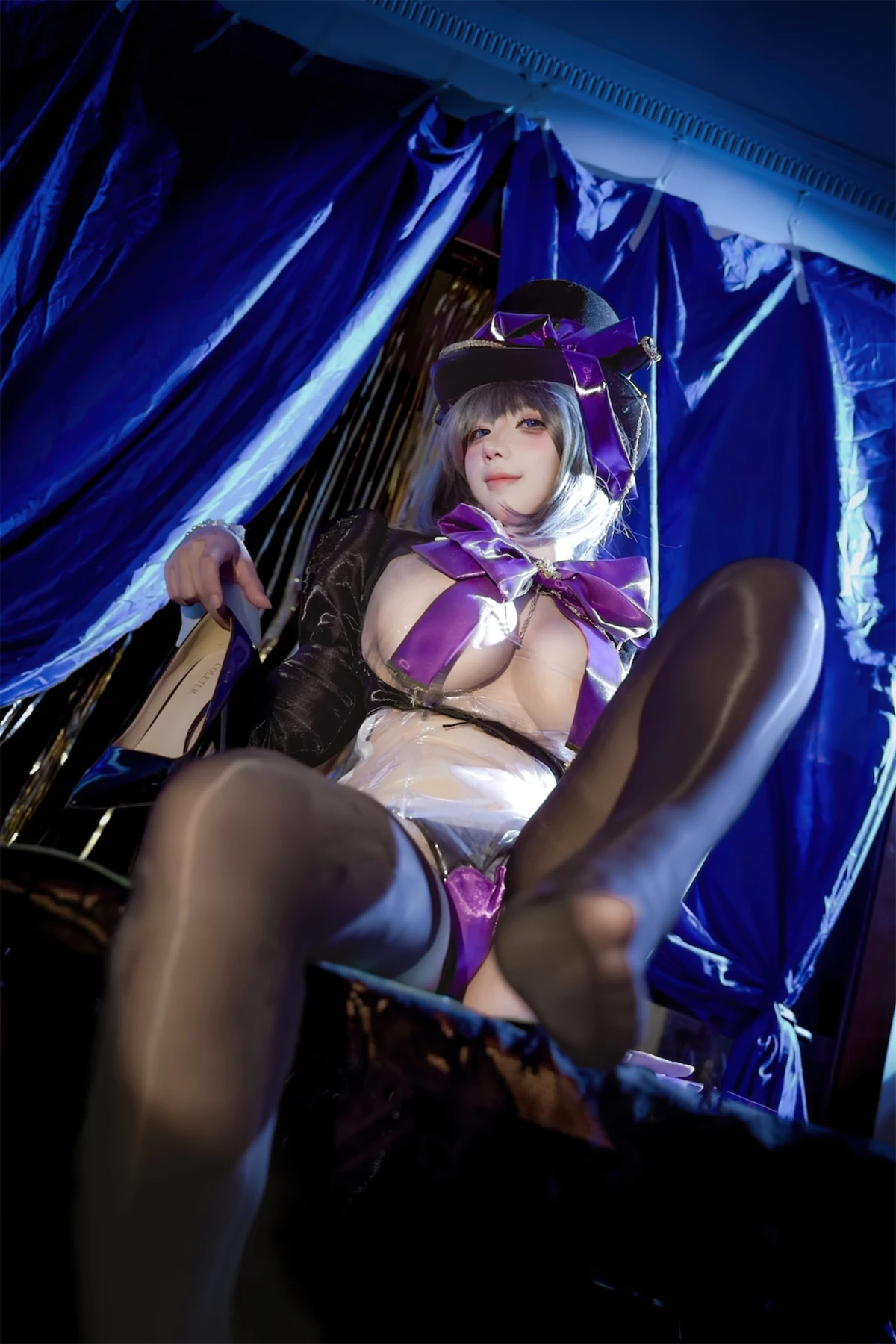 Cosplay 九曲Jean – 柴郡绚烂夜梦 - P34