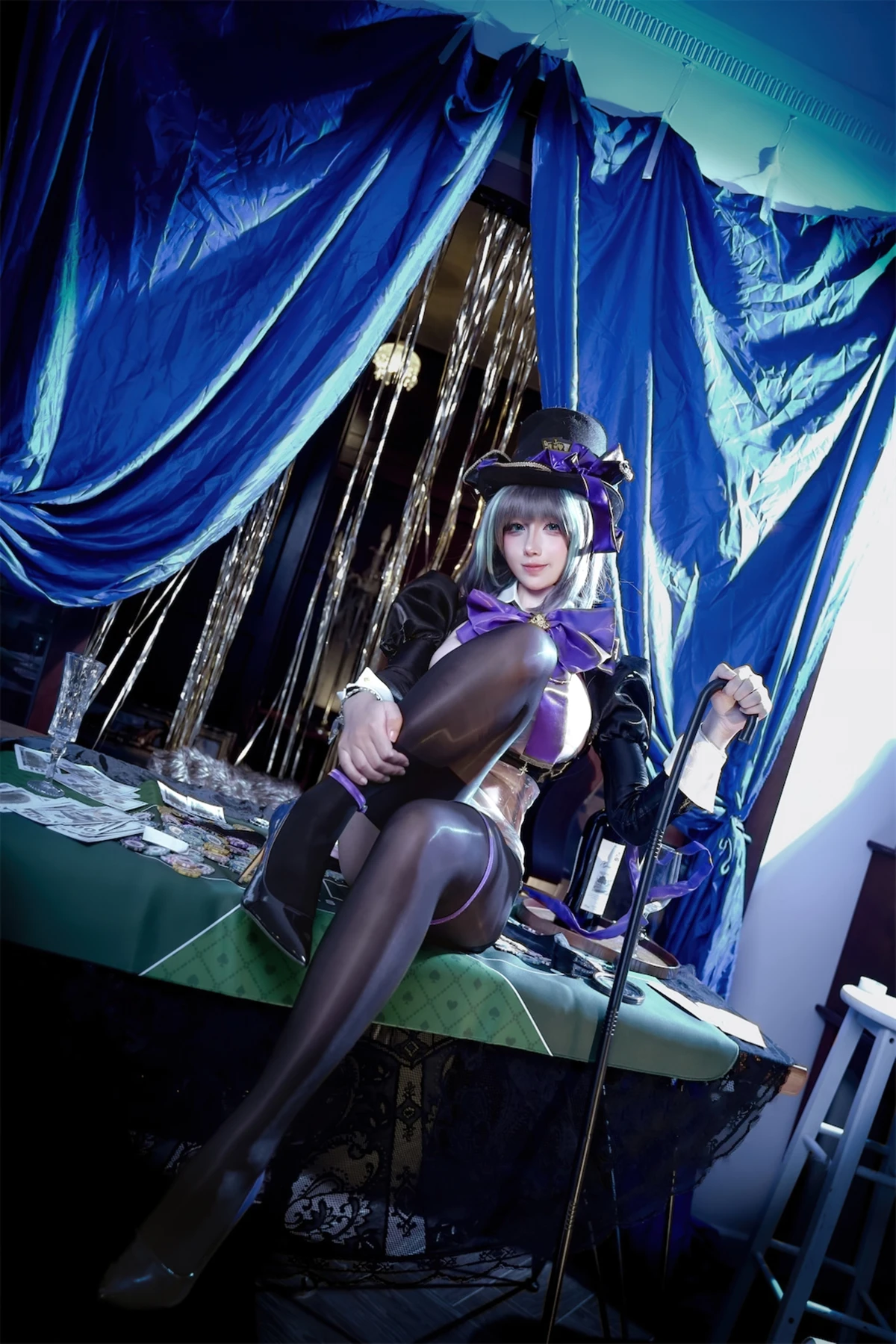 Cosplay 九曲Jean – 柴郡绚烂夜梦 - P37