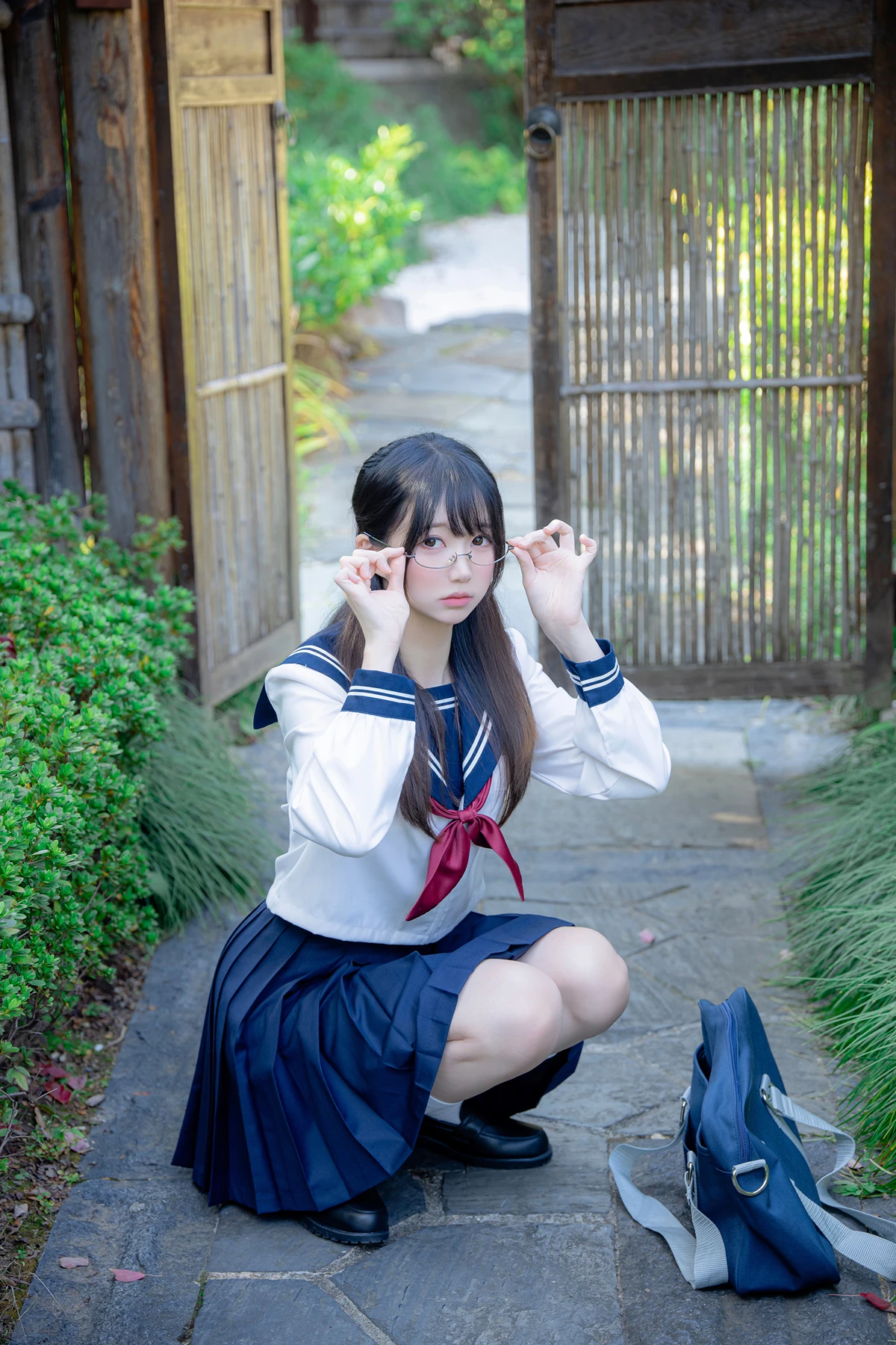 Cosplay Nagisa魔物喵 – 真面目な委員長 - P1