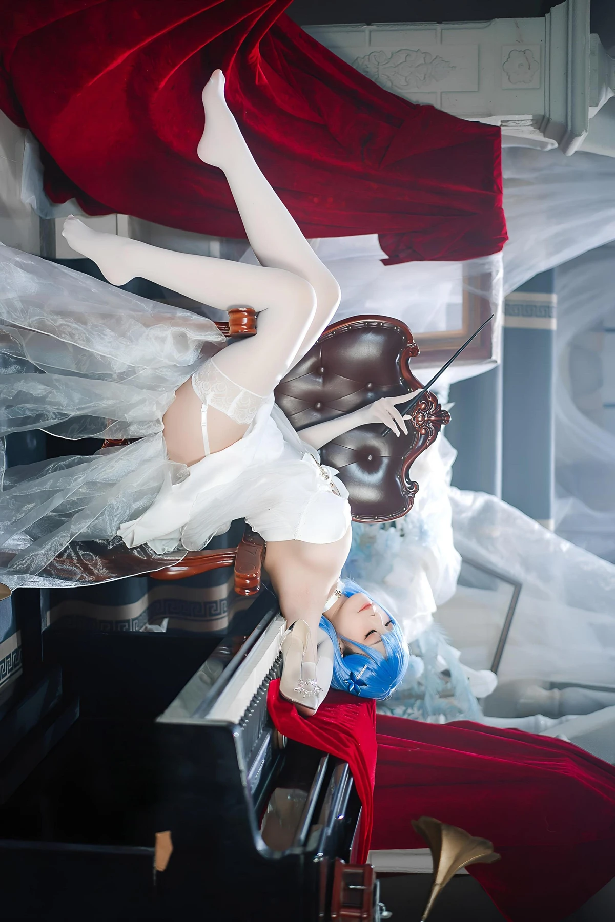 Cosplay 蜜汁猫裘Mizhimaoqiu – 碧蓝航线 恰巴耶夫白骑兵 Set.01 - P15