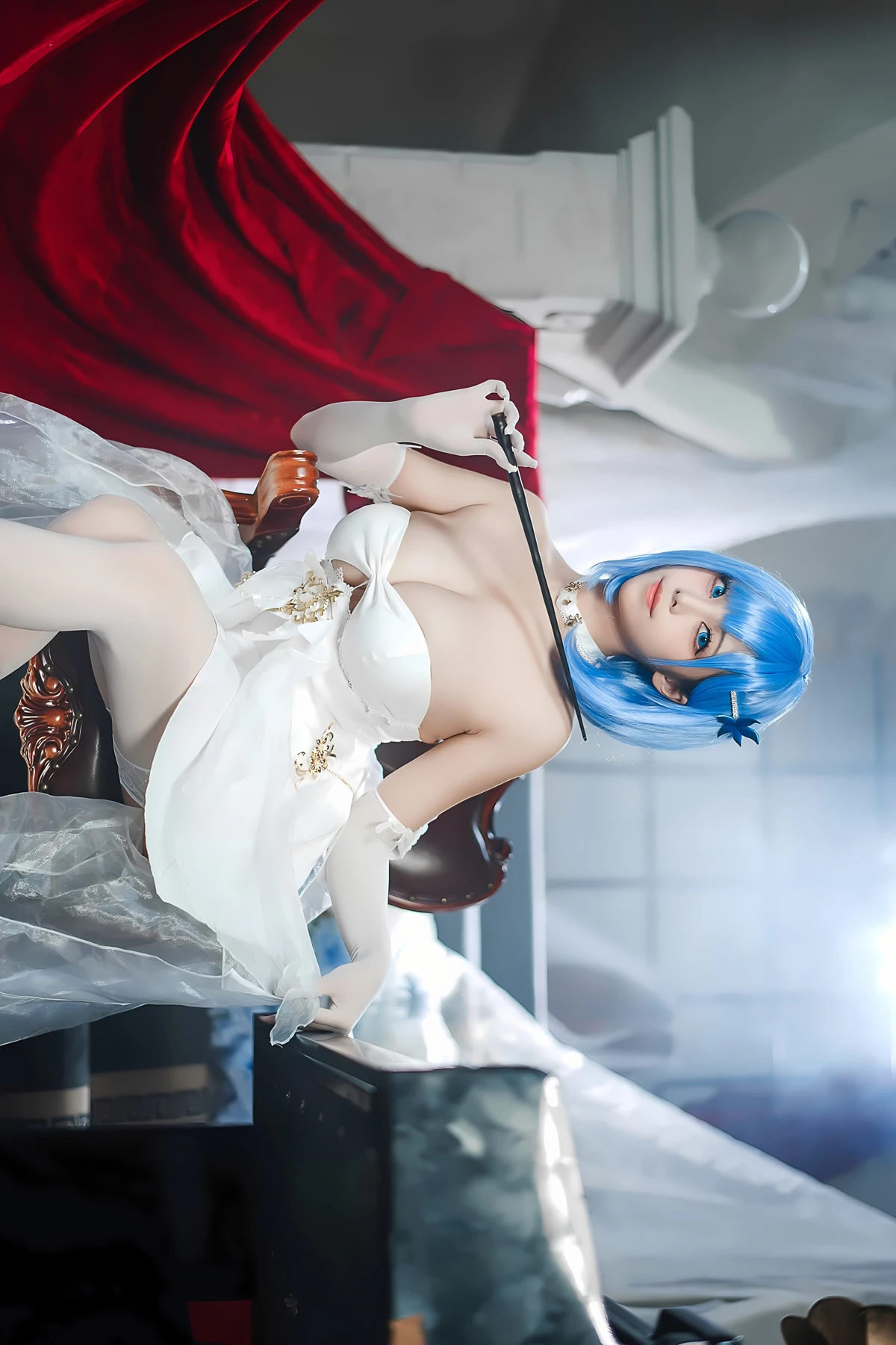 Cosplay 蜜汁猫裘Mizhimaoqiu – 碧蓝航线 恰巴耶夫白骑兵 Set.01 - P18
