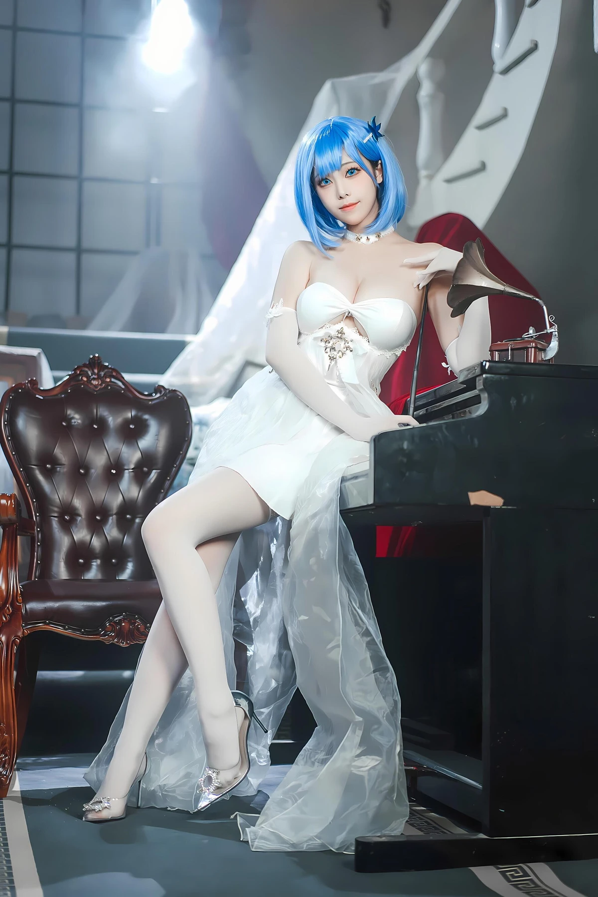Cosplay 蜜汁猫裘Mizhimaoqiu – 碧蓝航线 恰巴耶夫白骑兵 Set.01 - P28