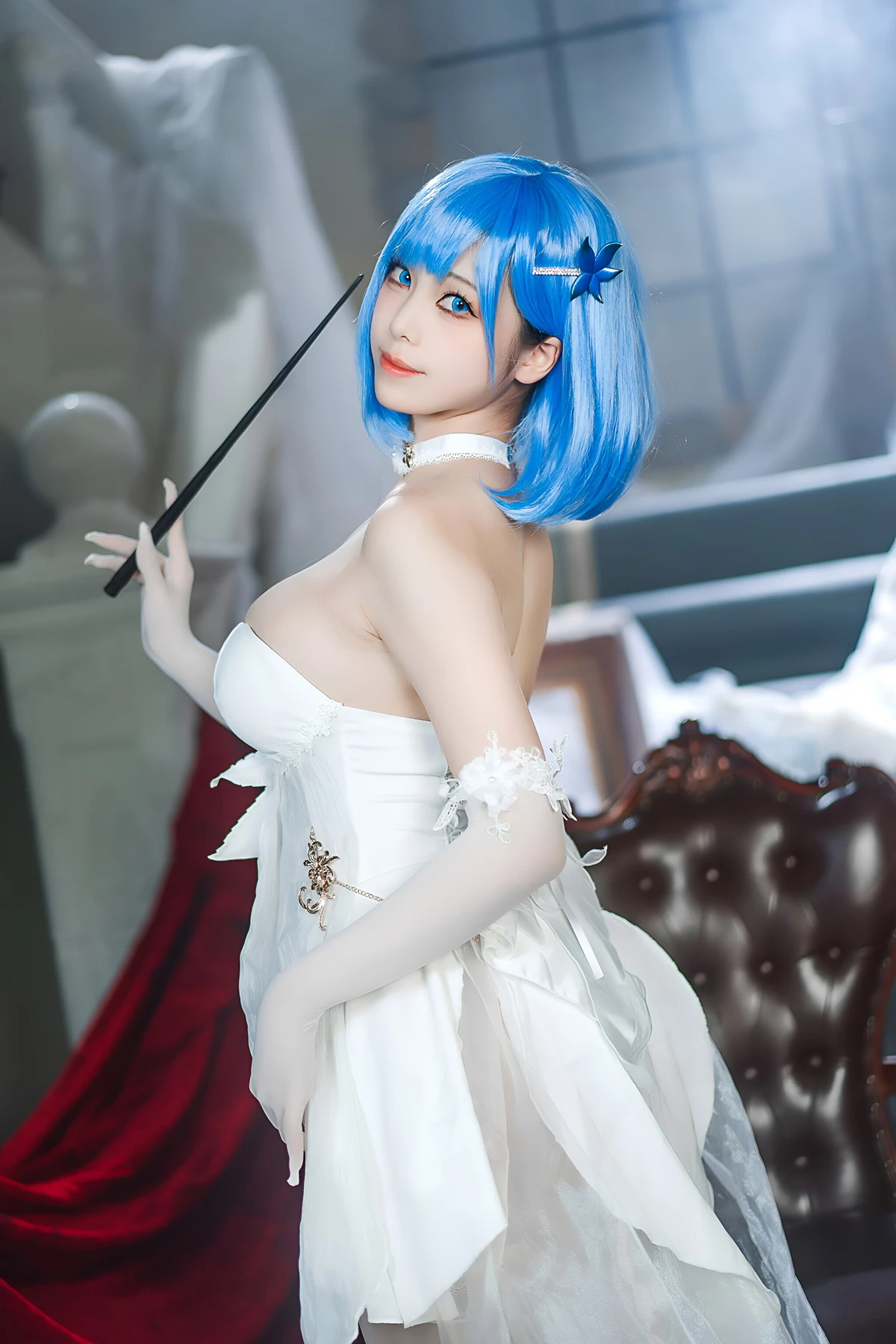Cosplay 蜜汁猫裘Mizhimaoqiu – 碧蓝航线 恰巴耶夫白骑兵 Set.01 - P32