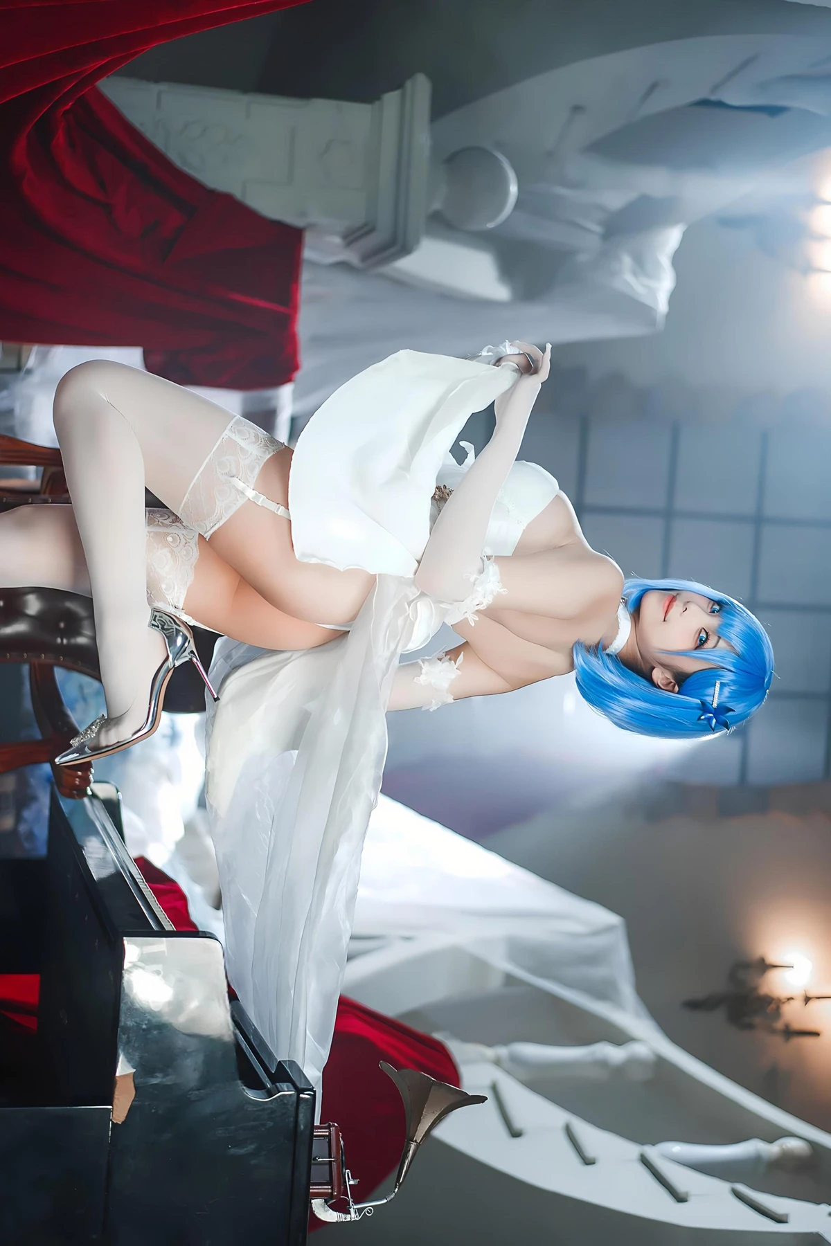 Cosplay 蜜汁猫裘Mizhimaoqiu – 碧蓝航线 恰巴耶夫白骑兵 Set.01 - P37