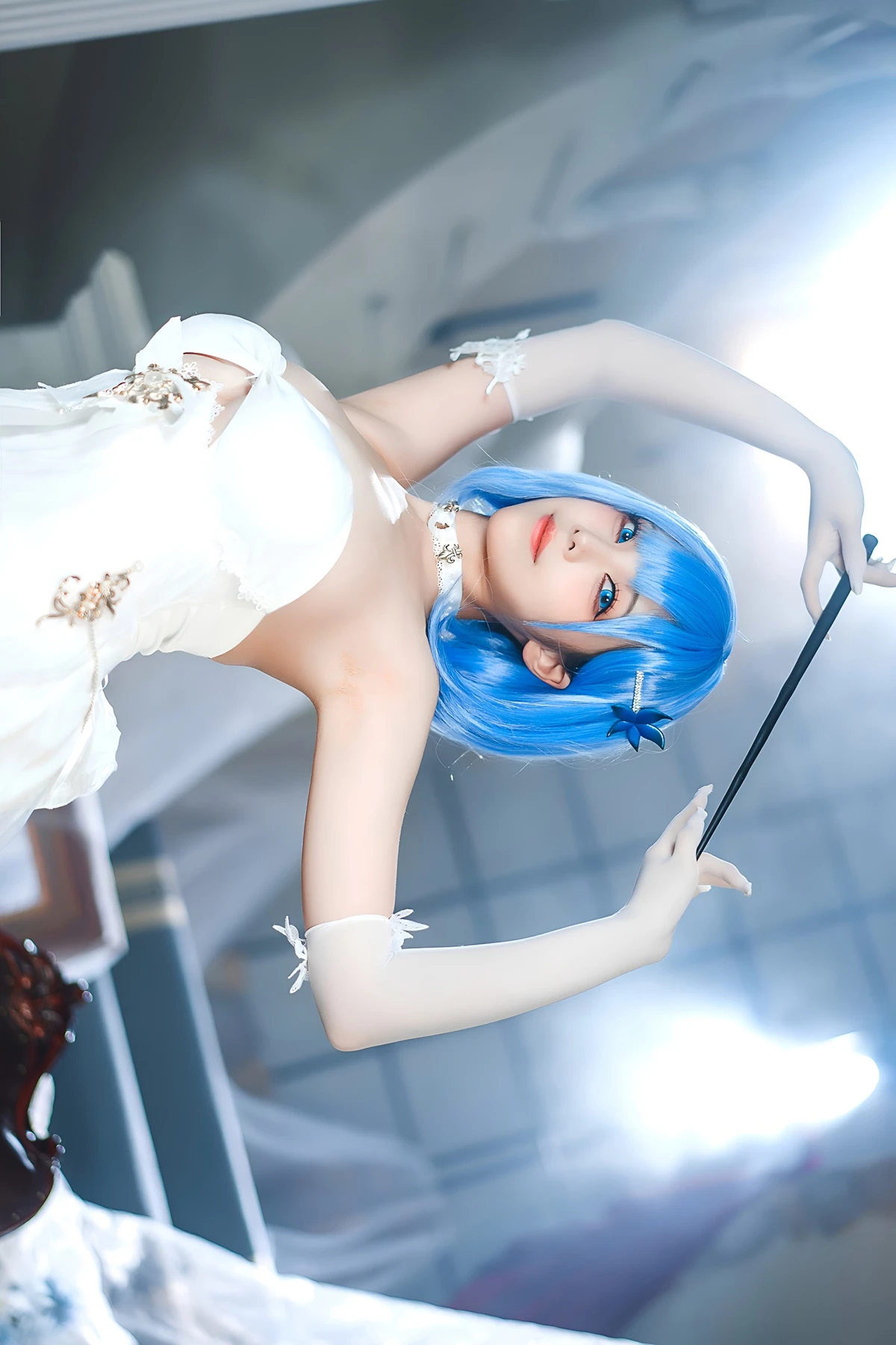Cosplay 蜜汁猫裘Mizhimaoqiu – 碧蓝航线 恰巴耶夫白骑兵 Set.01 - P38