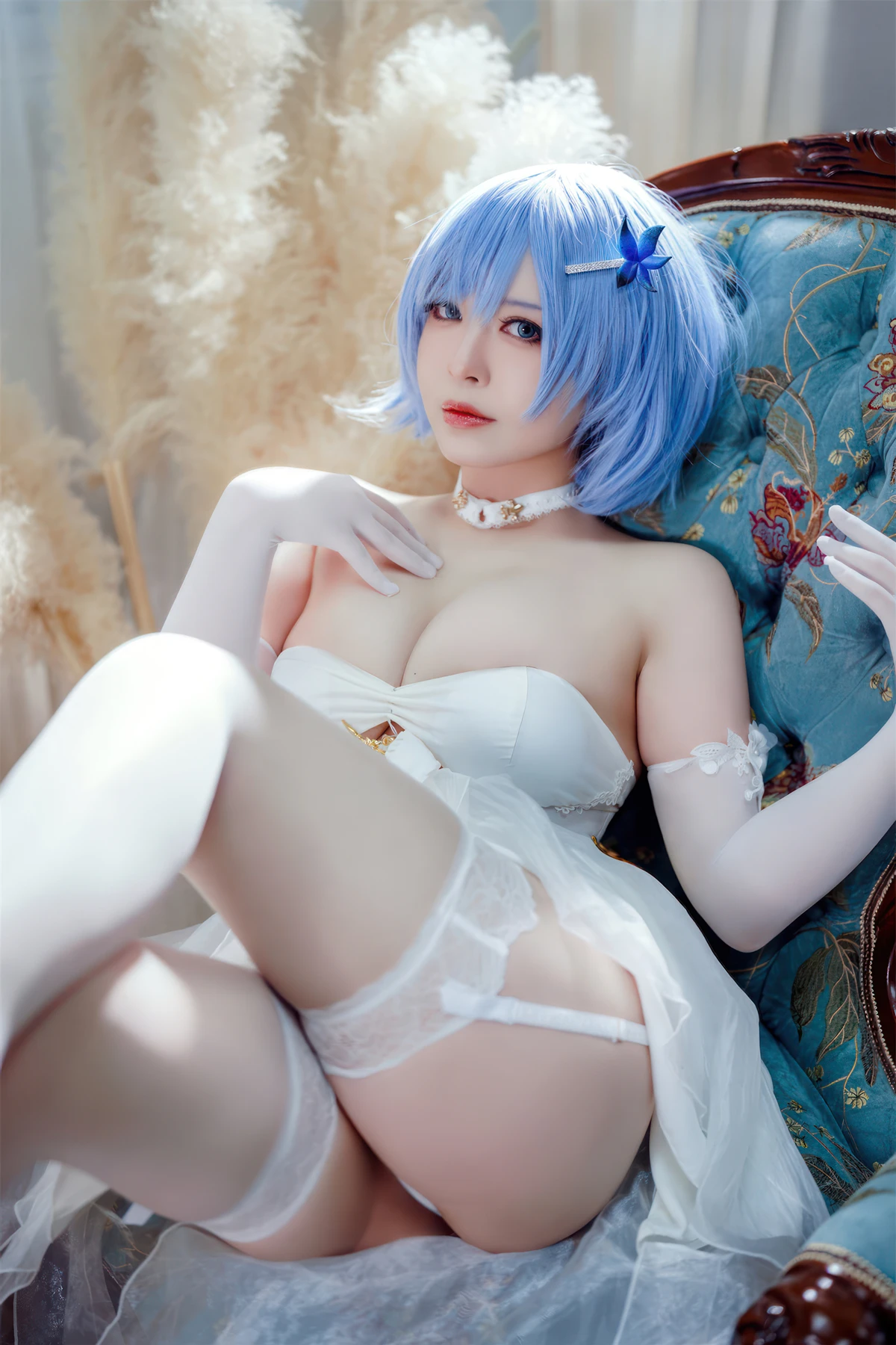 Cosplay 半半子Banbanko – 碧蓝航线 恰巴耶夫 白骑兵的旋律 礼服 - P9