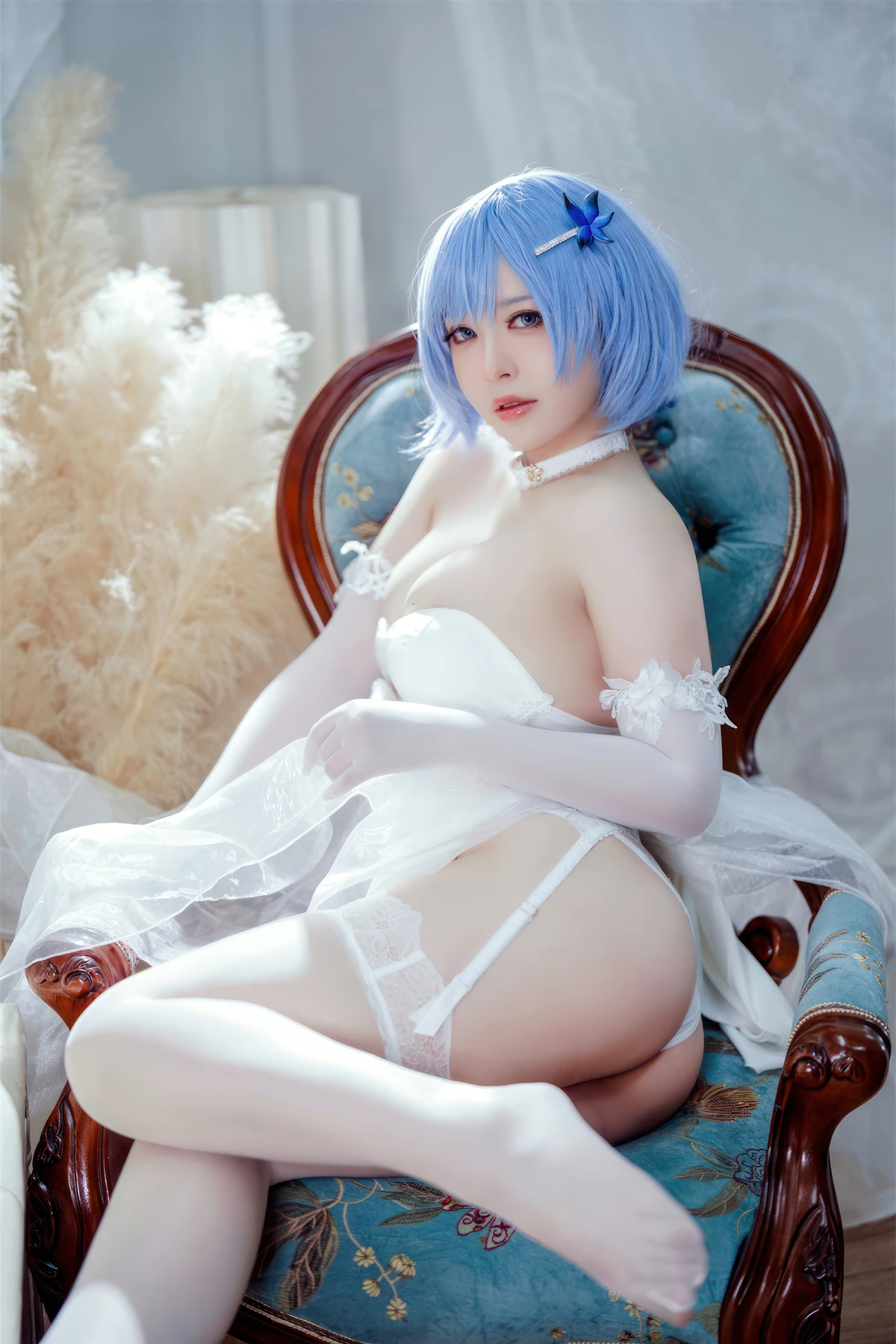 Cosplay 半半子Banbanko – 碧蓝航线 恰巴耶夫 白骑兵的旋律 礼服 - P13