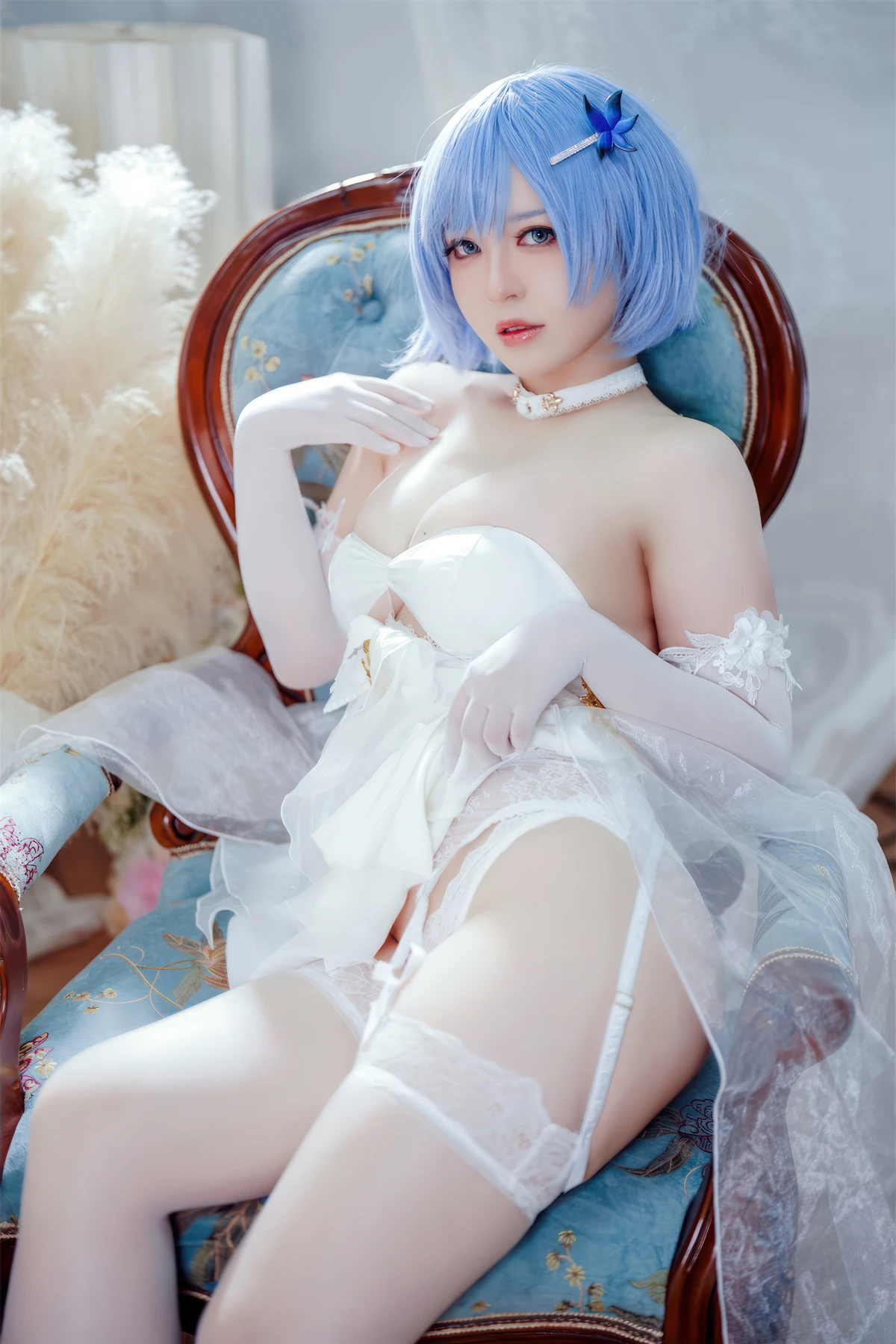 Cosplay 半半子Banbanko – 碧蓝航线 恰巴耶夫 白骑兵的旋律 礼服 - P14