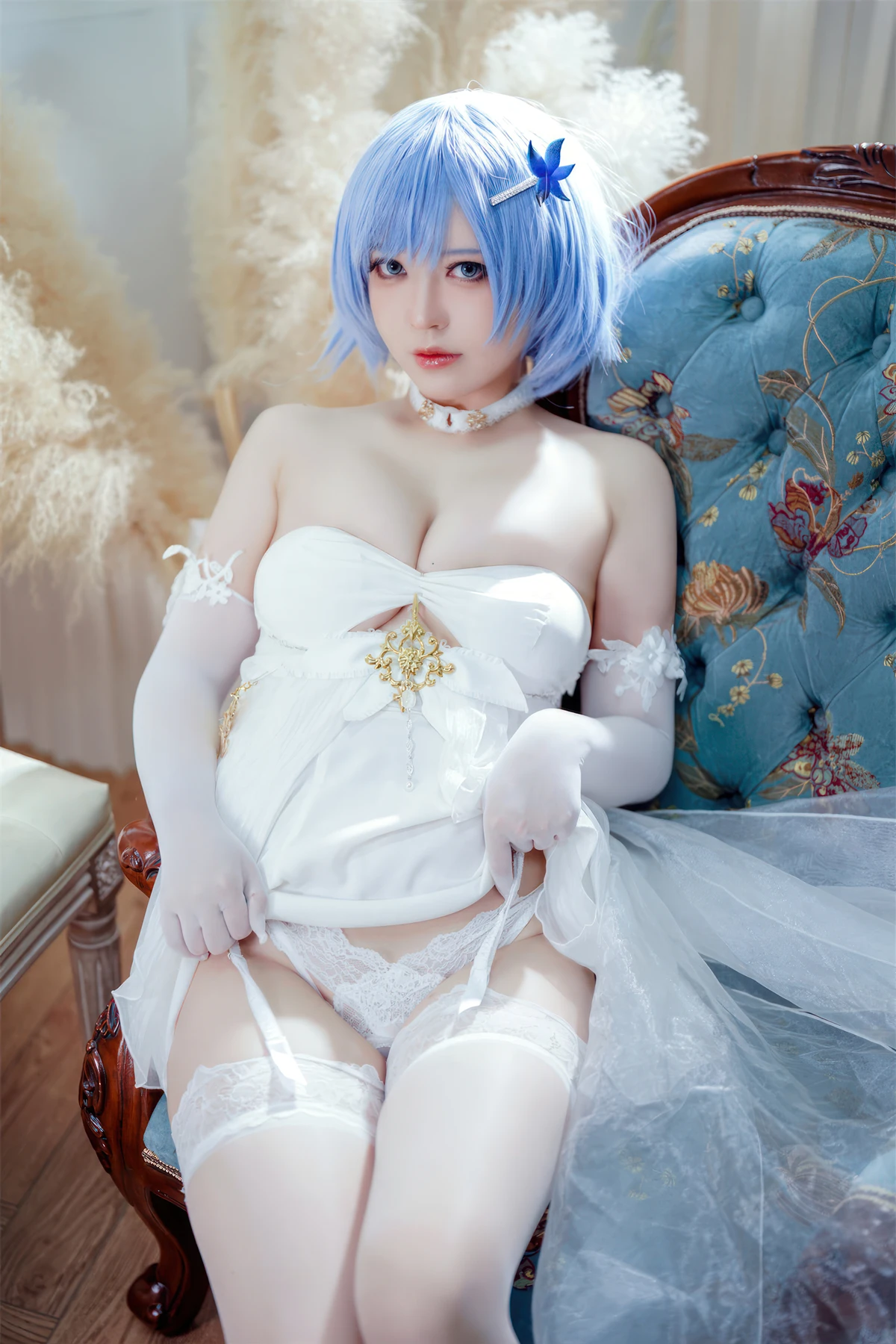 Cosplay 半半子Banbanko – 碧蓝航线 恰巴耶夫 白骑兵的旋律 礼服 - P17