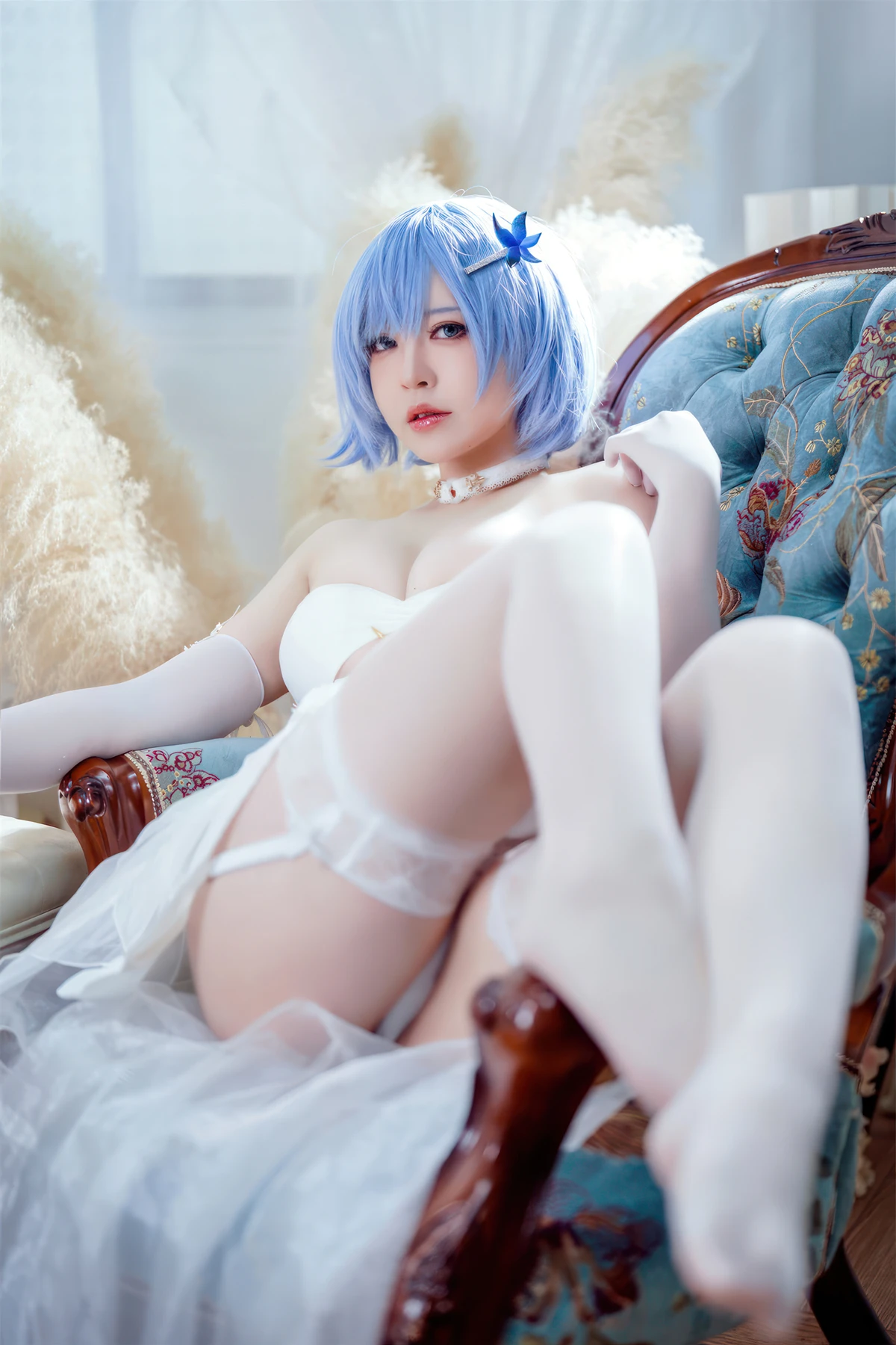 Cosplay 半半子Banbanko – 碧蓝航线 恰巴耶夫 白骑兵的旋律 礼服 - P21