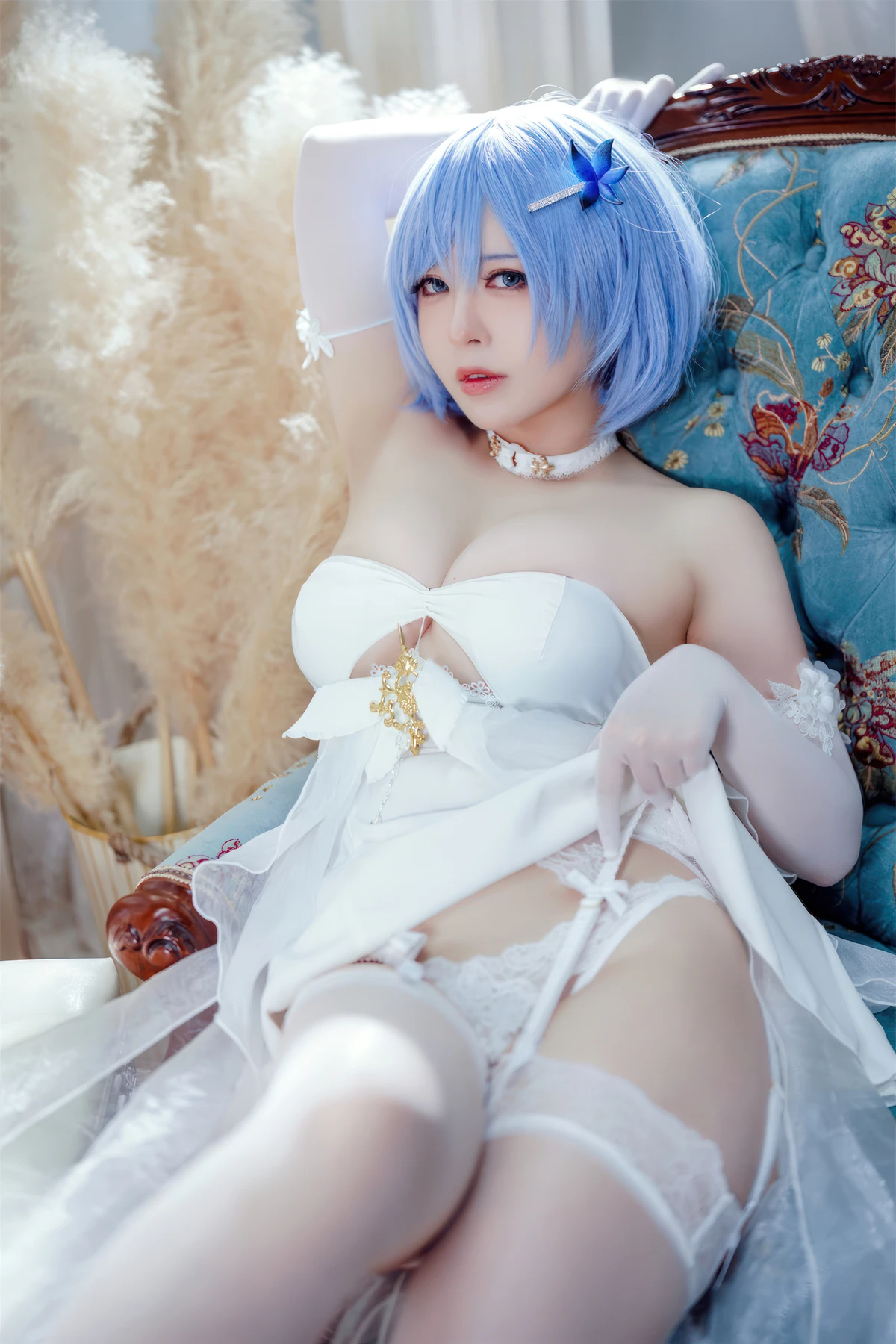 Cosplay 半半子Banbanko – 碧蓝航线 恰巴耶夫 白骑兵的旋律 礼服 - P2