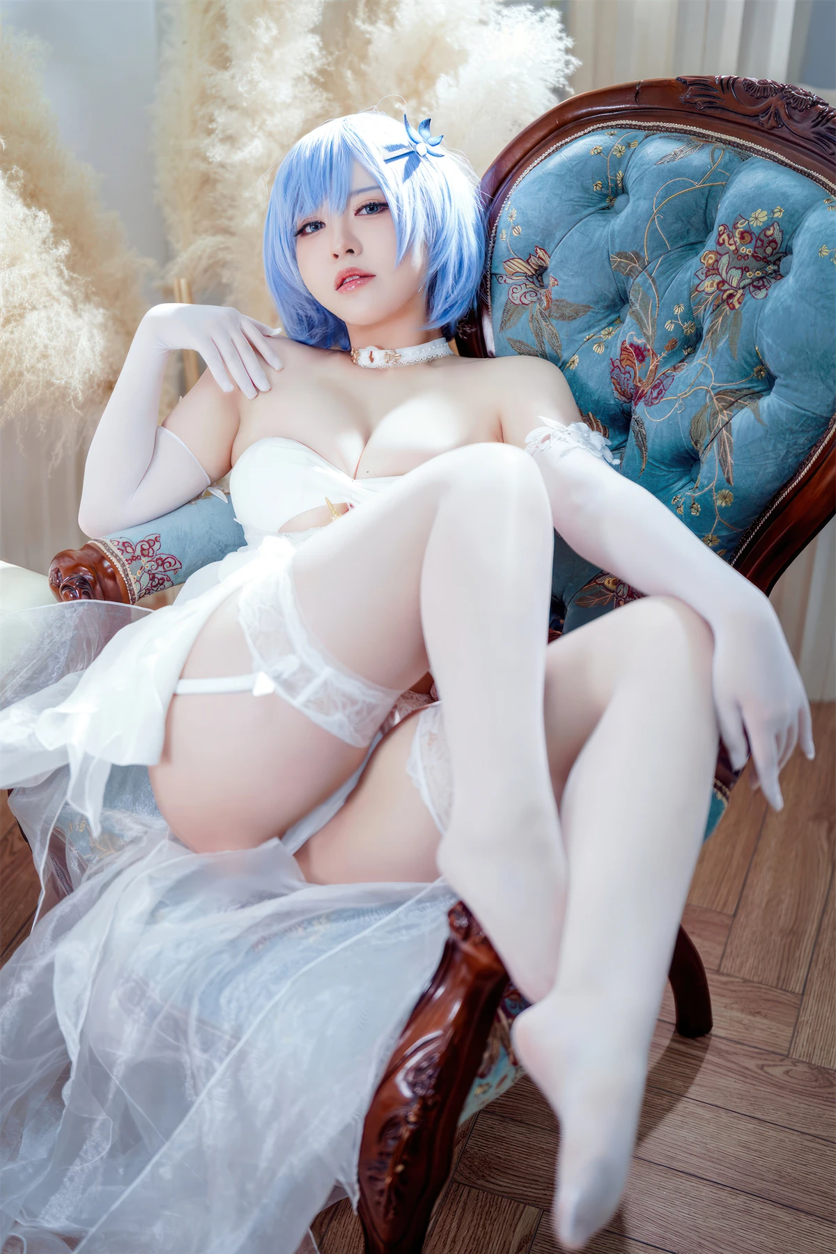 Cosplay 半半子Banbanko – 碧蓝航线 恰巴耶夫 白骑兵的旋律 礼服 - P3