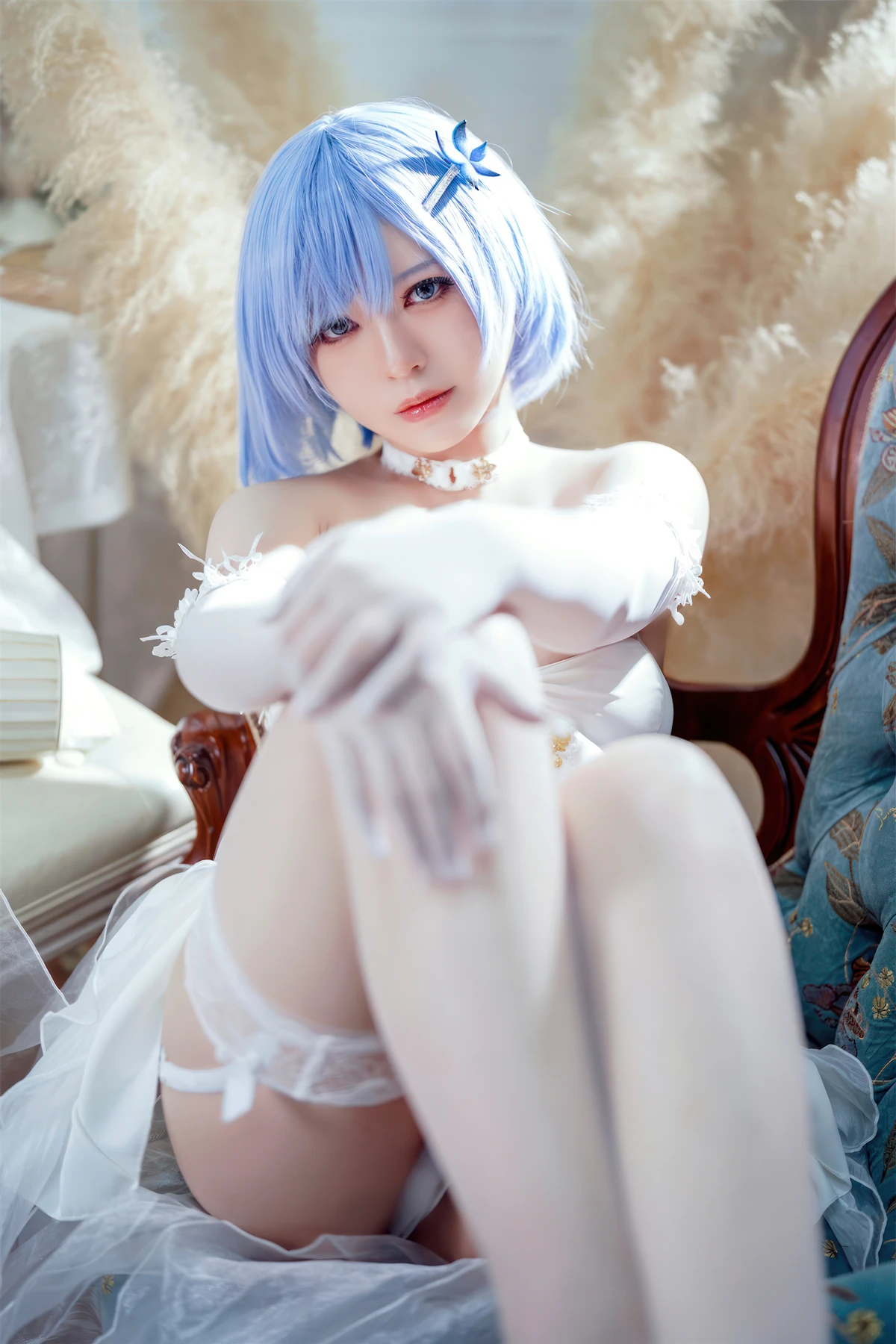 Cosplay 半半子Banbanko – 碧蓝航线 恰巴耶夫 白骑兵的旋律 礼服 - P7