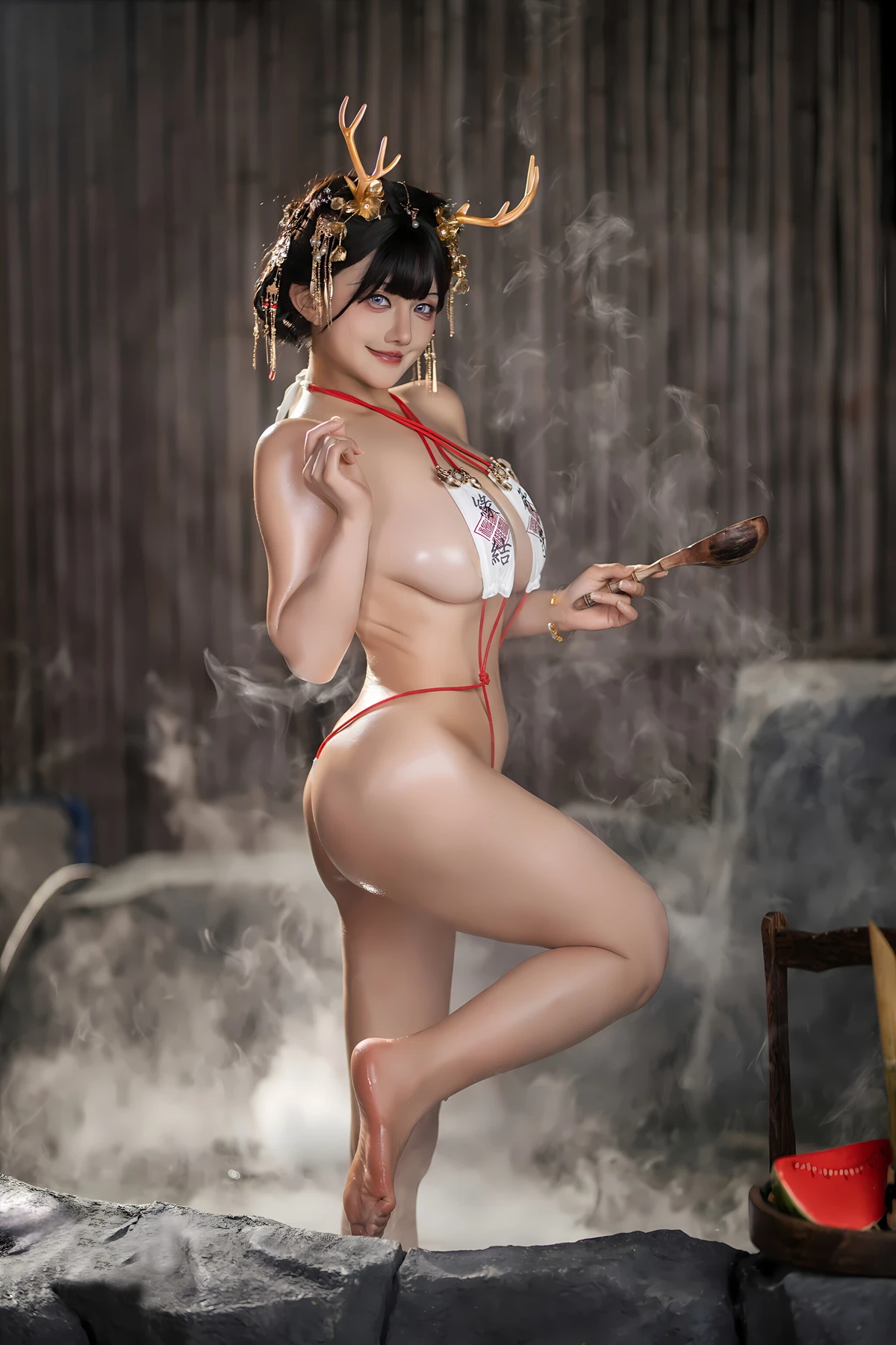 Cosplay 虎牙古阿扎 – 泉之龙精灵 - P11