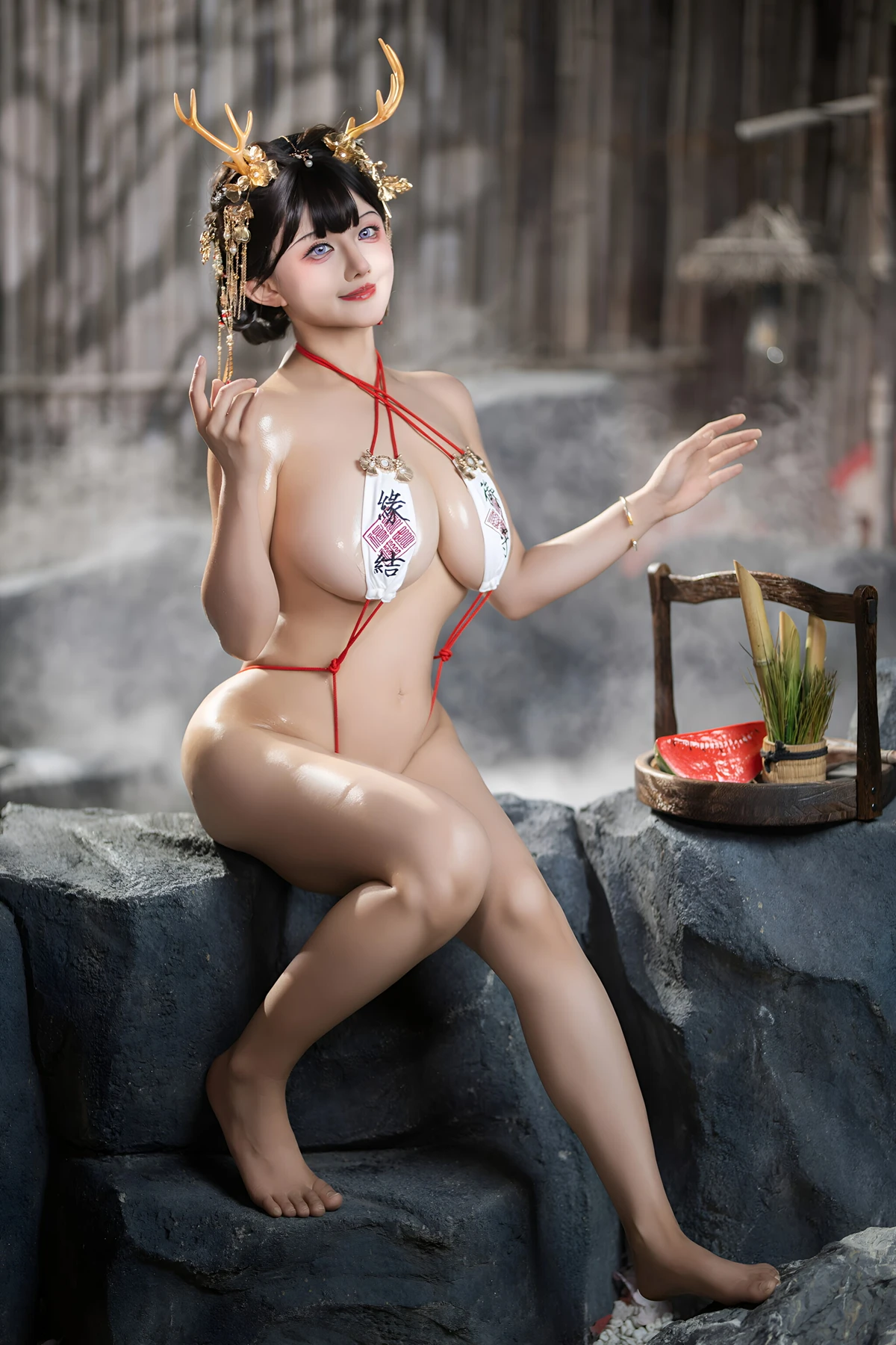 Cosplay 虎牙古阿扎 – 泉之龙精灵 - P13