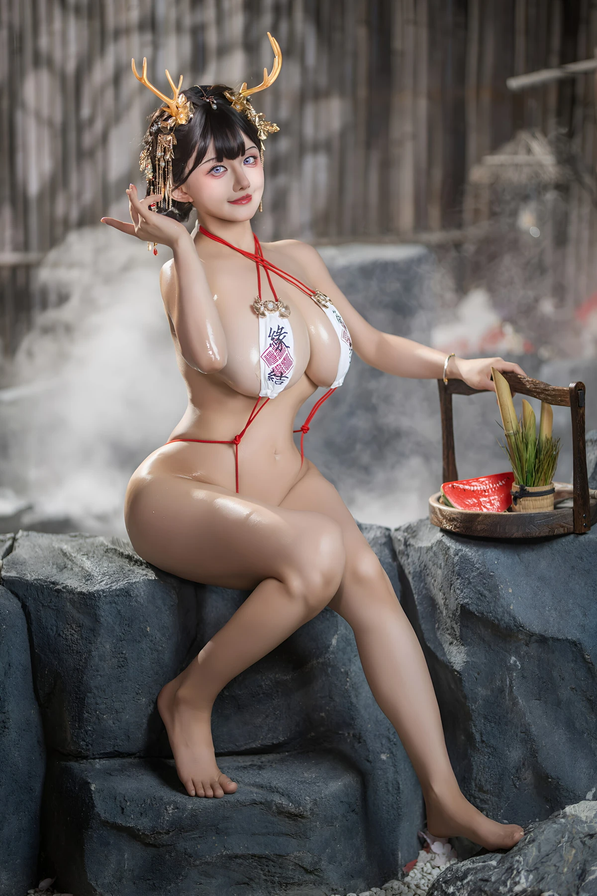 Cosplay 虎牙古阿扎 – 泉之龙精灵 - P14