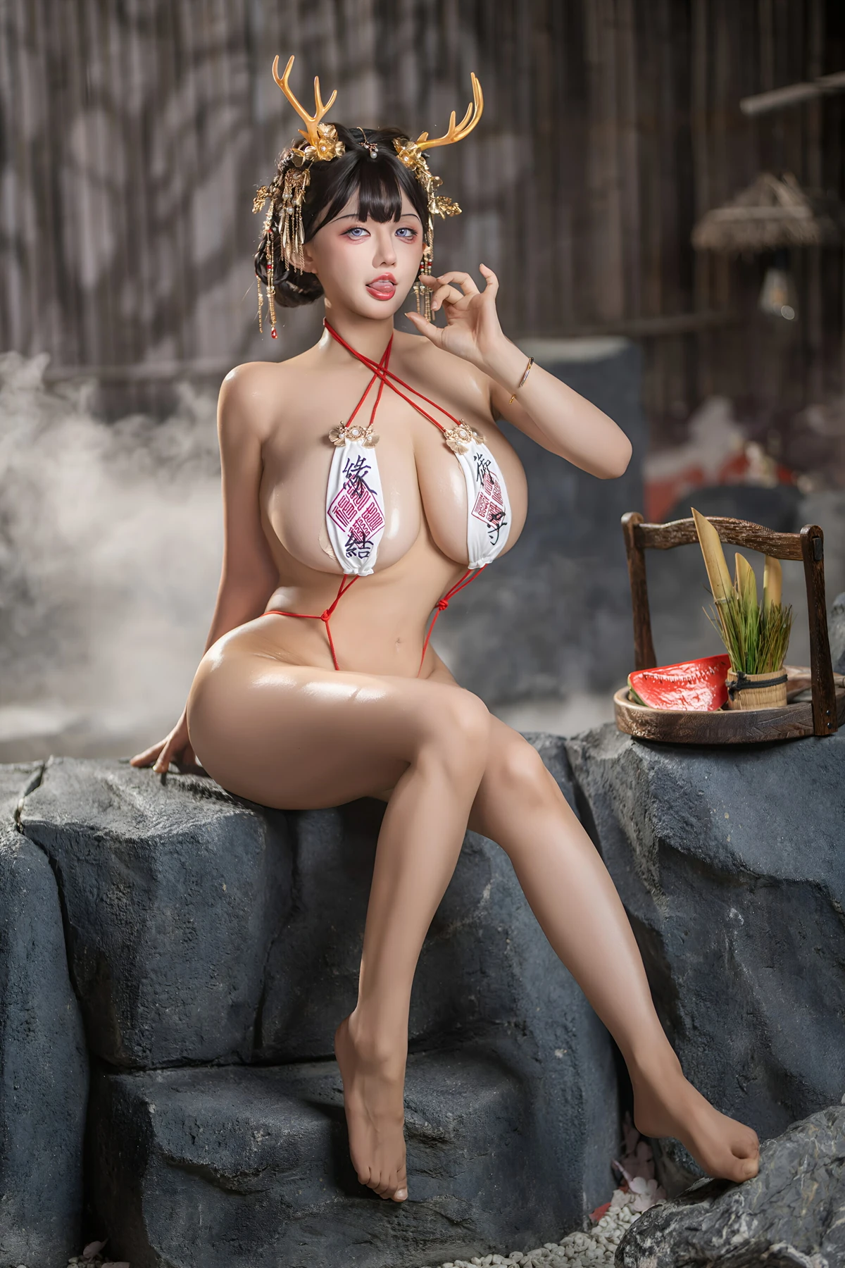 Cosplay 虎牙古阿扎 – 泉之龙精灵 - P23