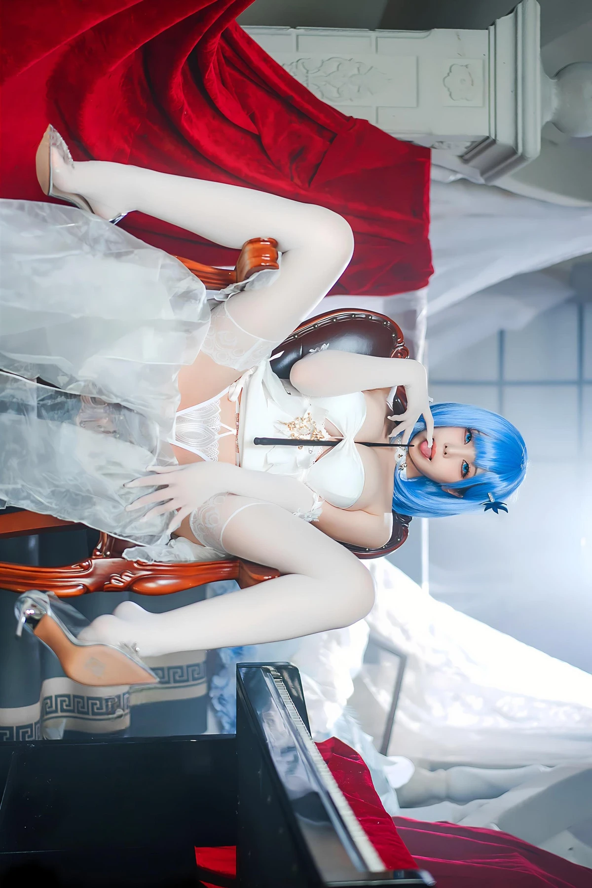 Cosplay 蜜汁猫裘Mizhimaoqiu – 碧蓝航线 恰巴耶夫白骑兵 Set.02 - P9