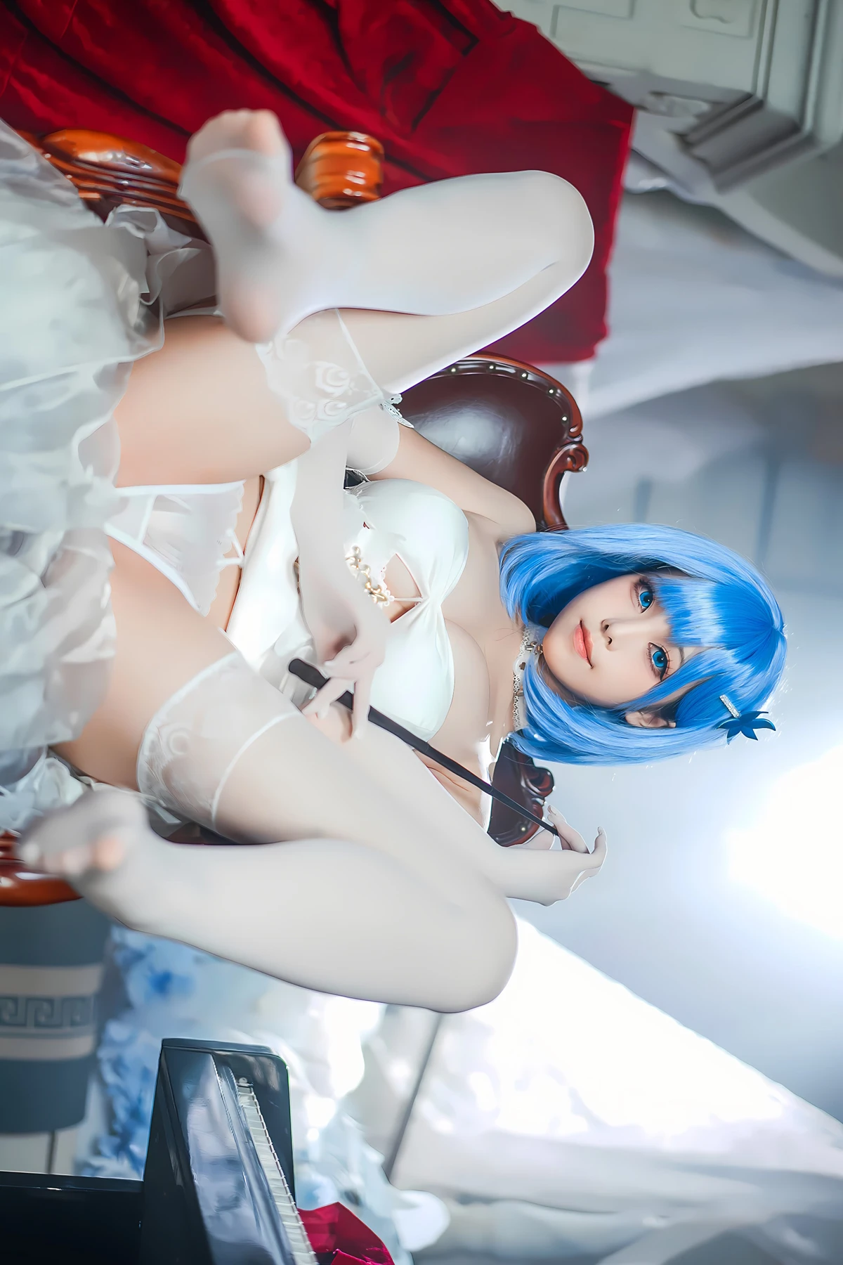Cosplay 蜜汁猫裘Mizhimaoqiu – 碧蓝航线 恰巴耶夫白骑兵 Set.02 - P11