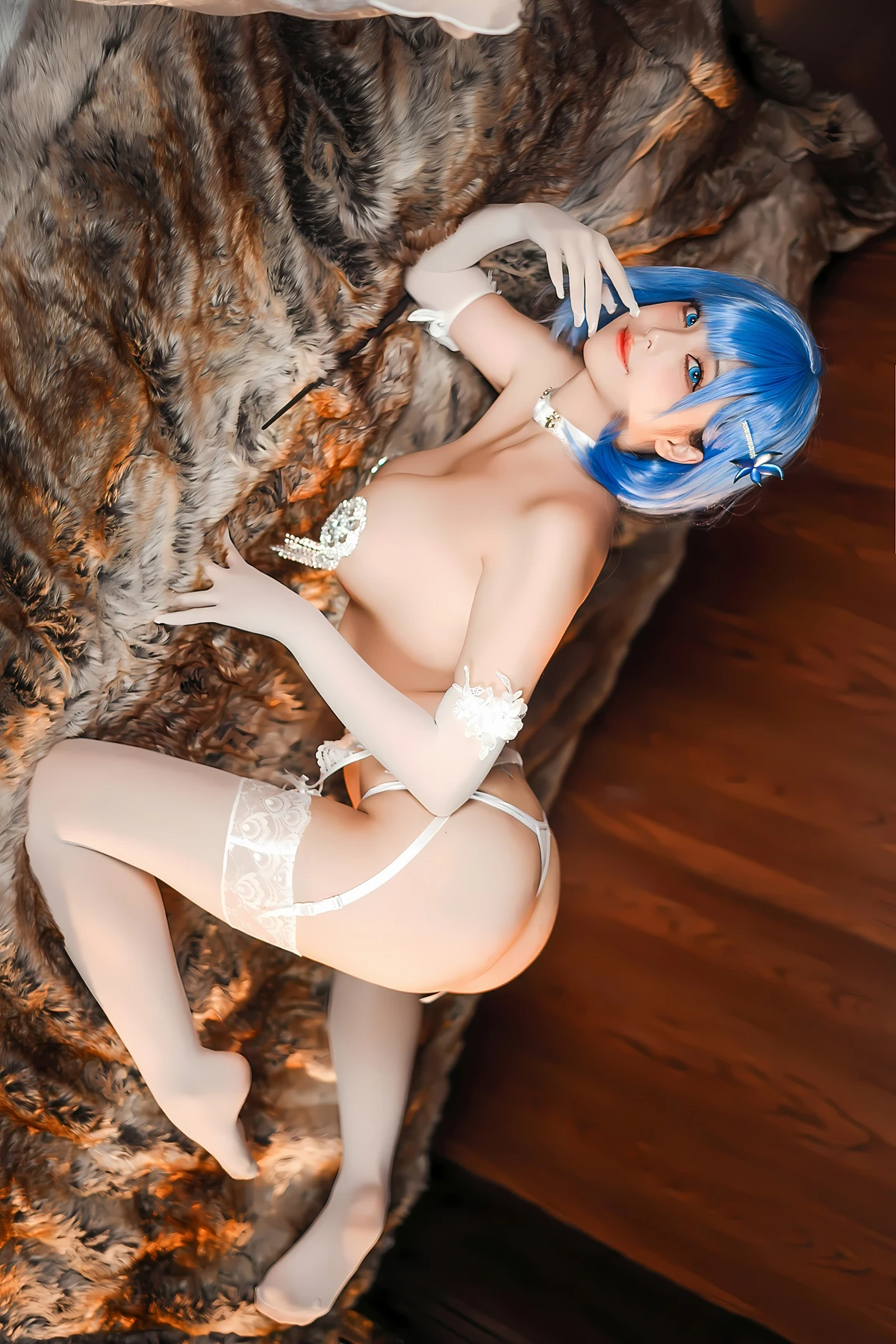 Cosplay 蜜汁猫裘Mizhimaoqiu – 碧蓝航线 恰巴耶夫白骑兵 Set.02 - P25