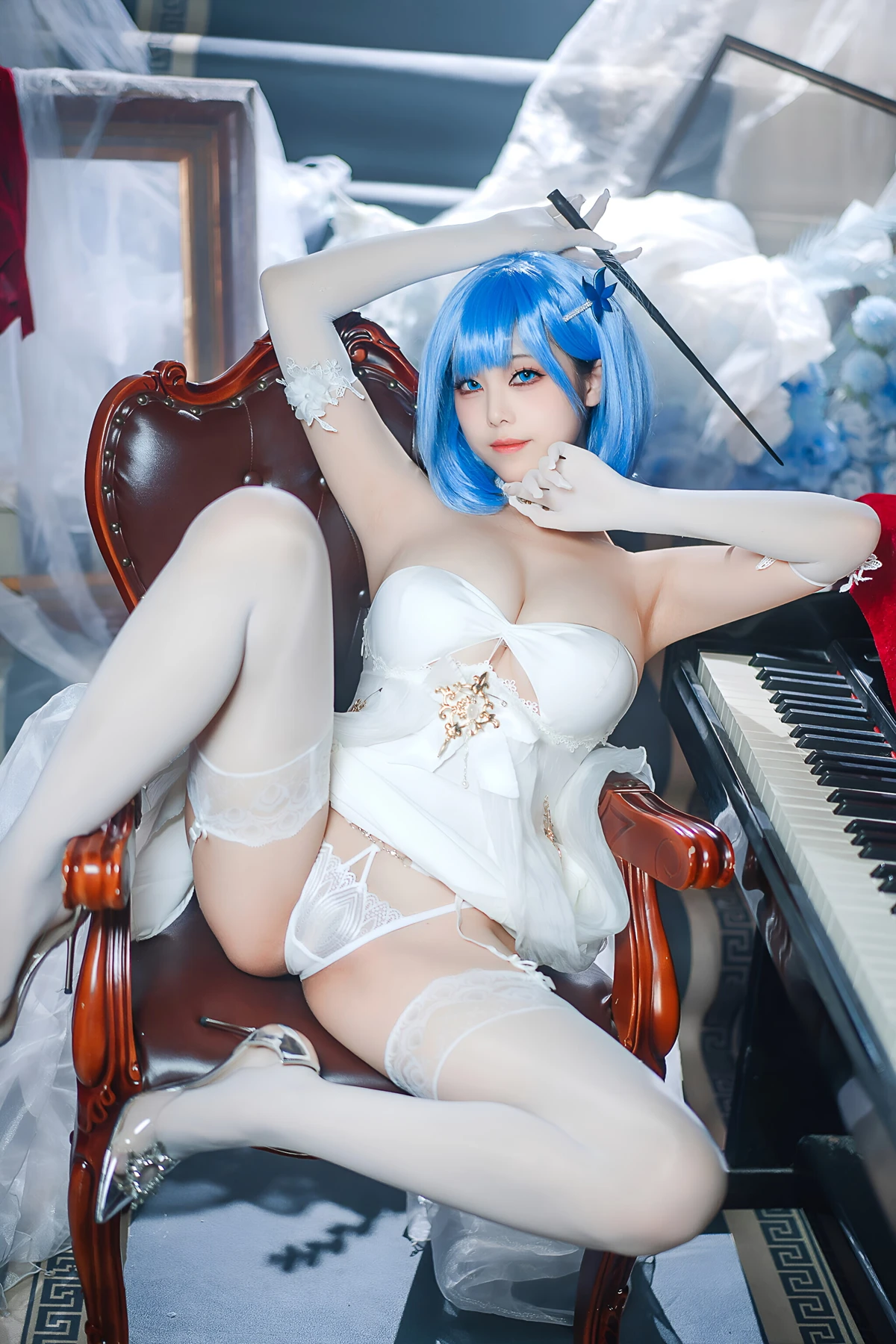 Cosplay 蜜汁猫裘Mizhimaoqiu – 碧蓝航线 恰巴耶夫白骑兵 Set.02 - P6