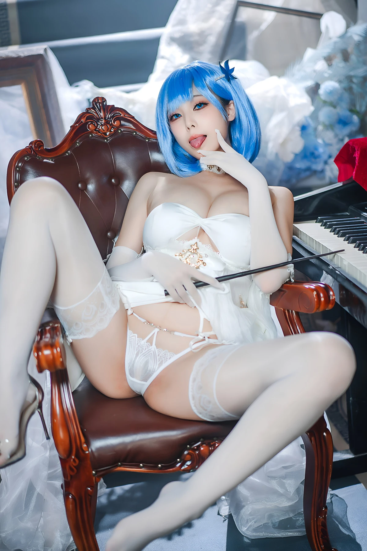 Cosplay 蜜汁猫裘Mizhimaoqiu – 碧蓝航线 恰巴耶夫白骑兵 Set.02 - P7