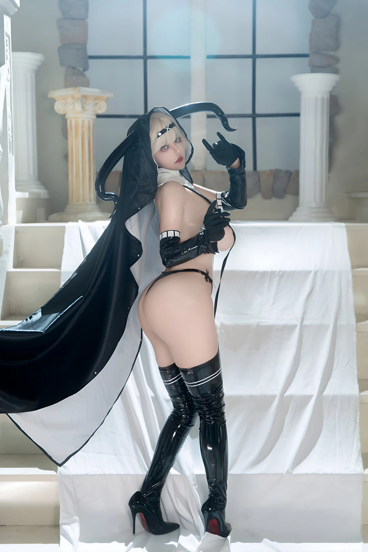 Cosplay 虎牙古阿扎 – 恶魔修女 Set.01 - P24