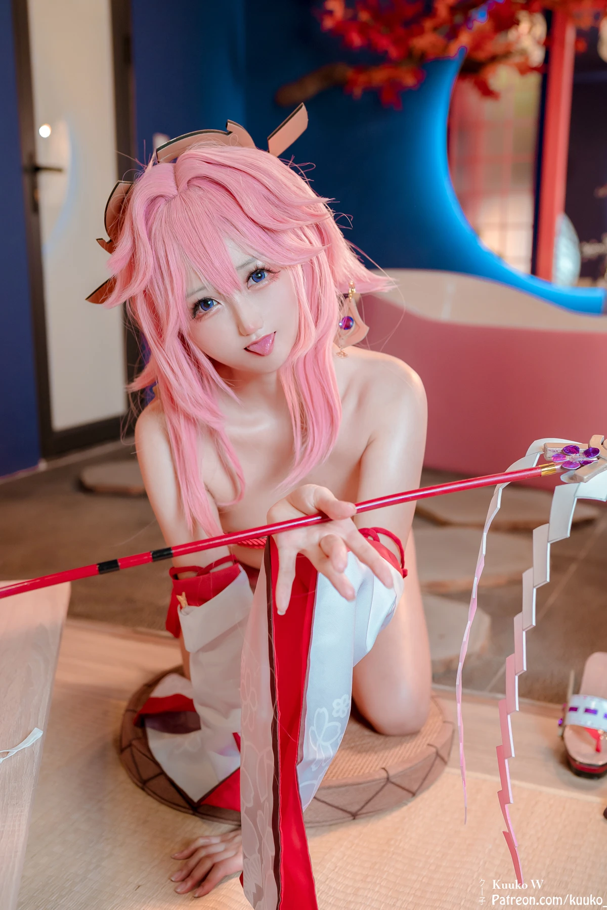 Cosplay KuukoW クー子 – Yae Miko - P22